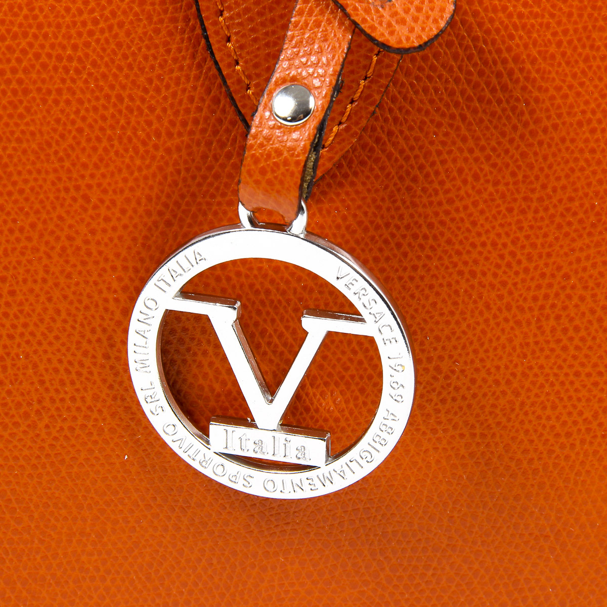 Borsa da donna V 1969 Italia V014-S PALMELLATO ARANCIA
