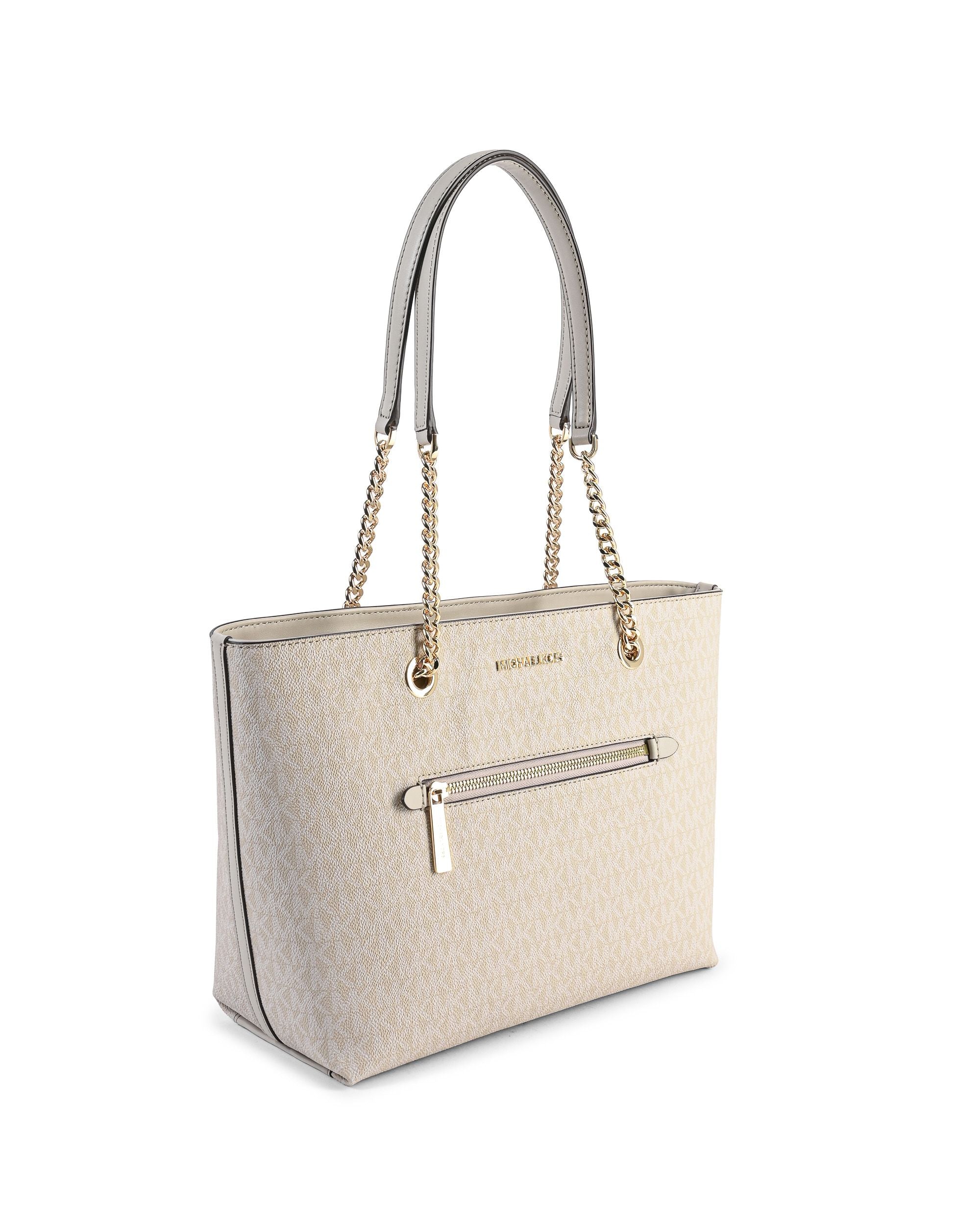 Borsa tote media con cerniera frontale e catena Michael Kors 35R3GTTT2V SABBIA CHIARA