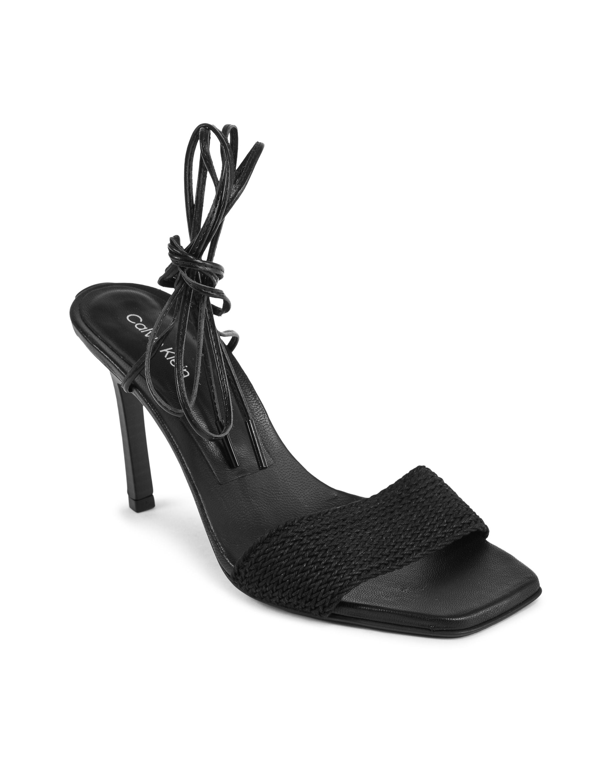 Calvin Klein Sandalo da donna nero HW0HW01467BEH