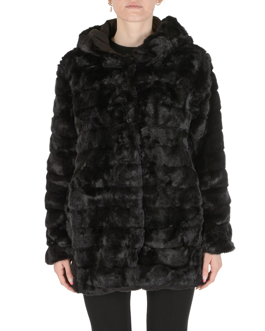 19V69 Italia Cappotto Donna Nero SORA NERO