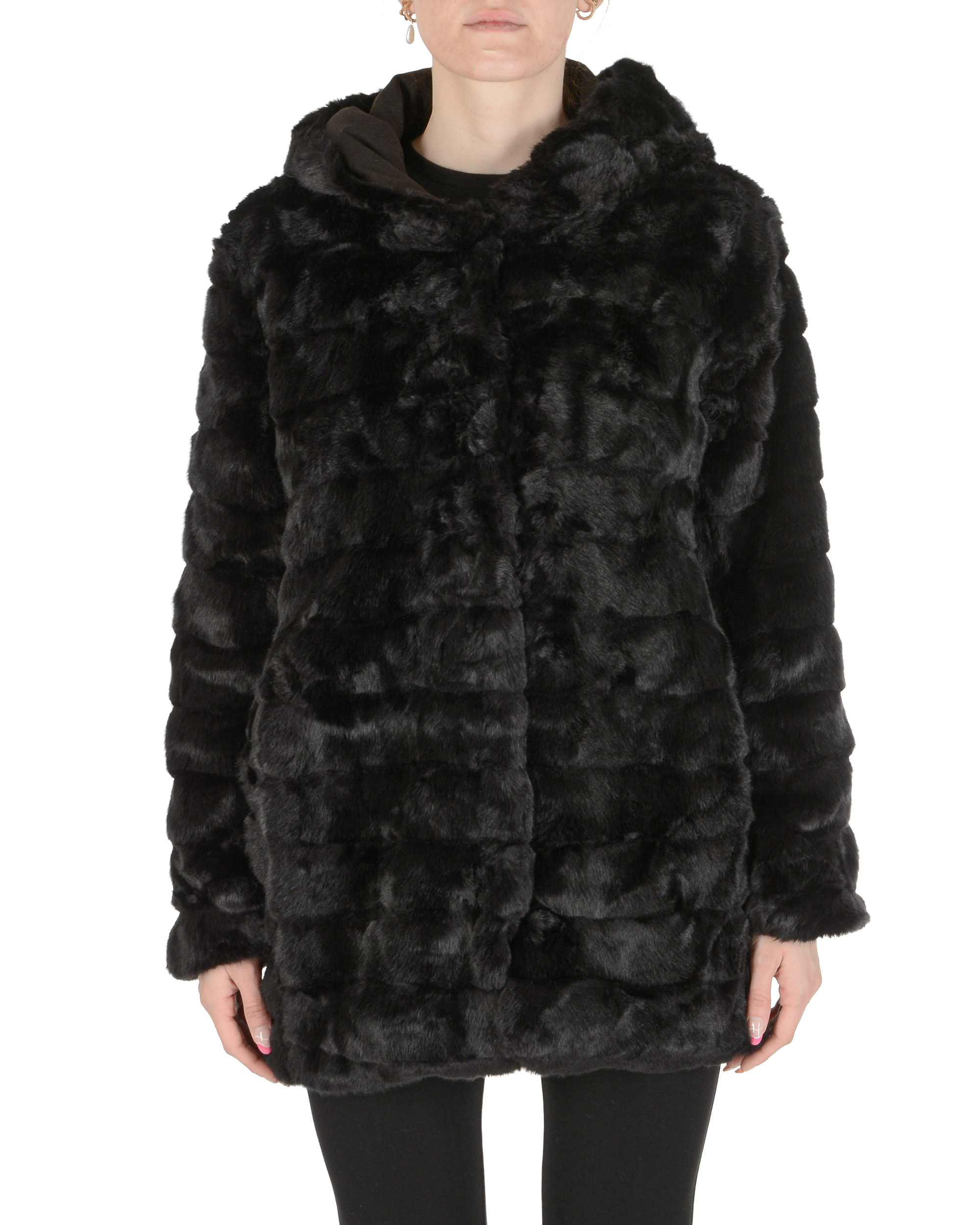 19V69 Italia Cappotto Donna Nero SORA NERO