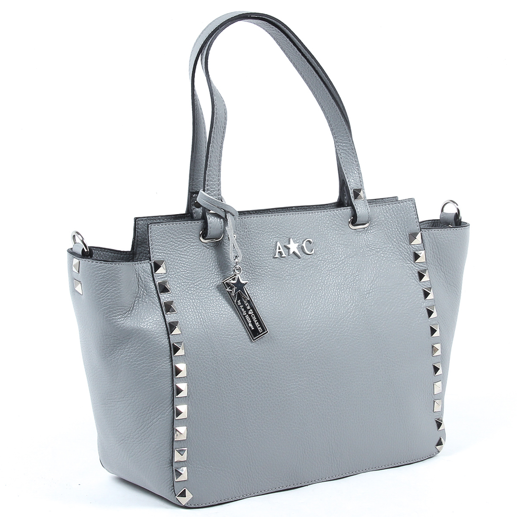 Borsa a mano da donna Andrew Charles grigia JASMIN