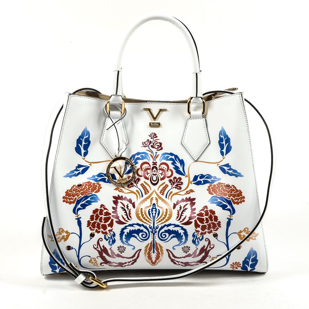 V 1969 Italia Borsa da donna bianca CRETA