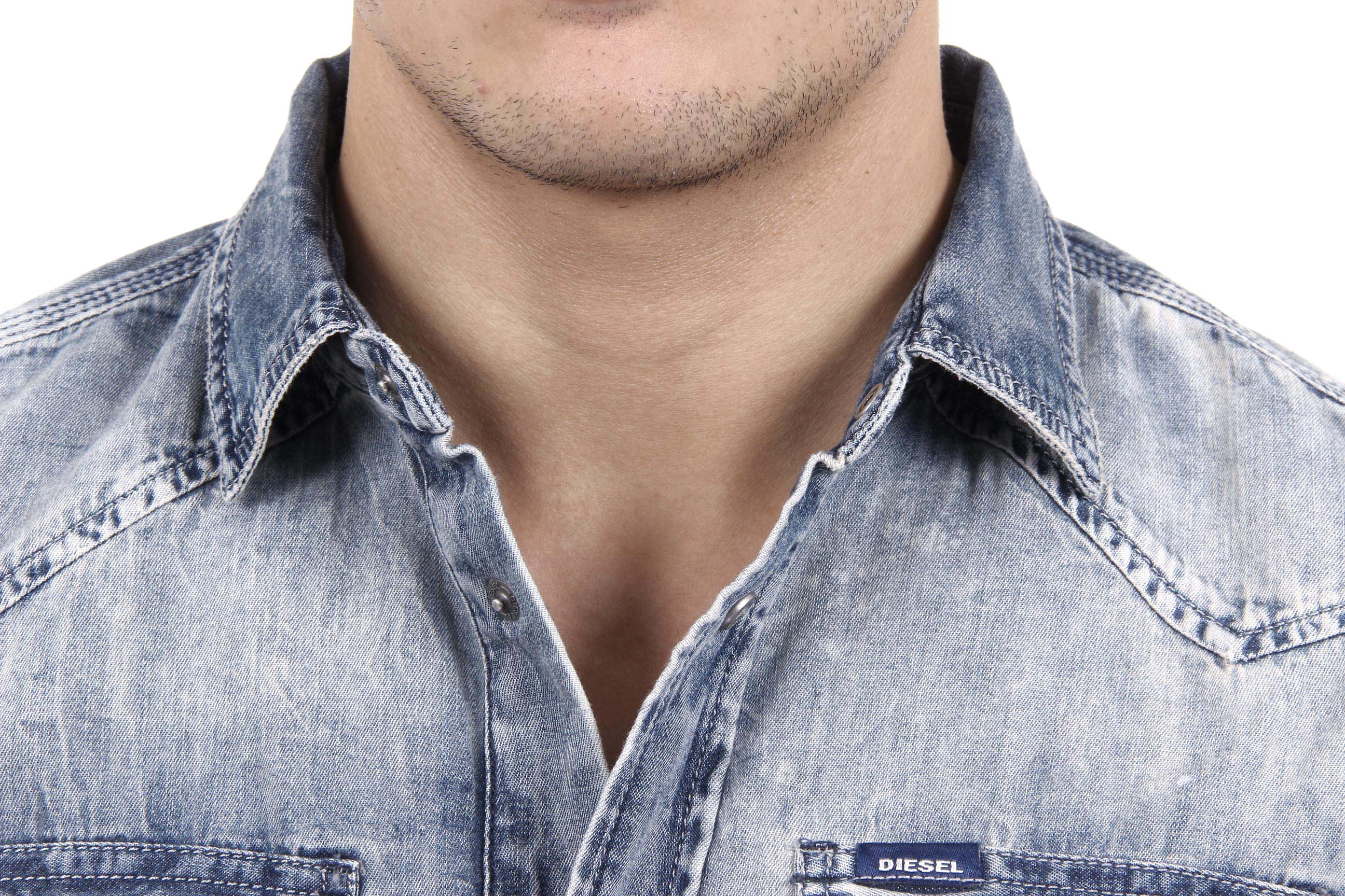Camicia da uomo Diesel 00SD24 0664A 01