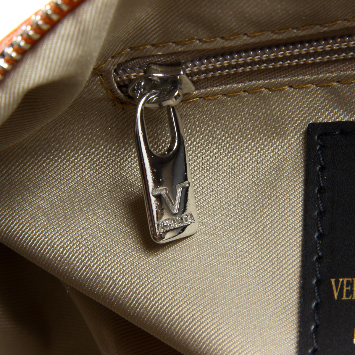 Borsa da donna V 1969 Italia V014-S PALMELLATO ARANCIA
