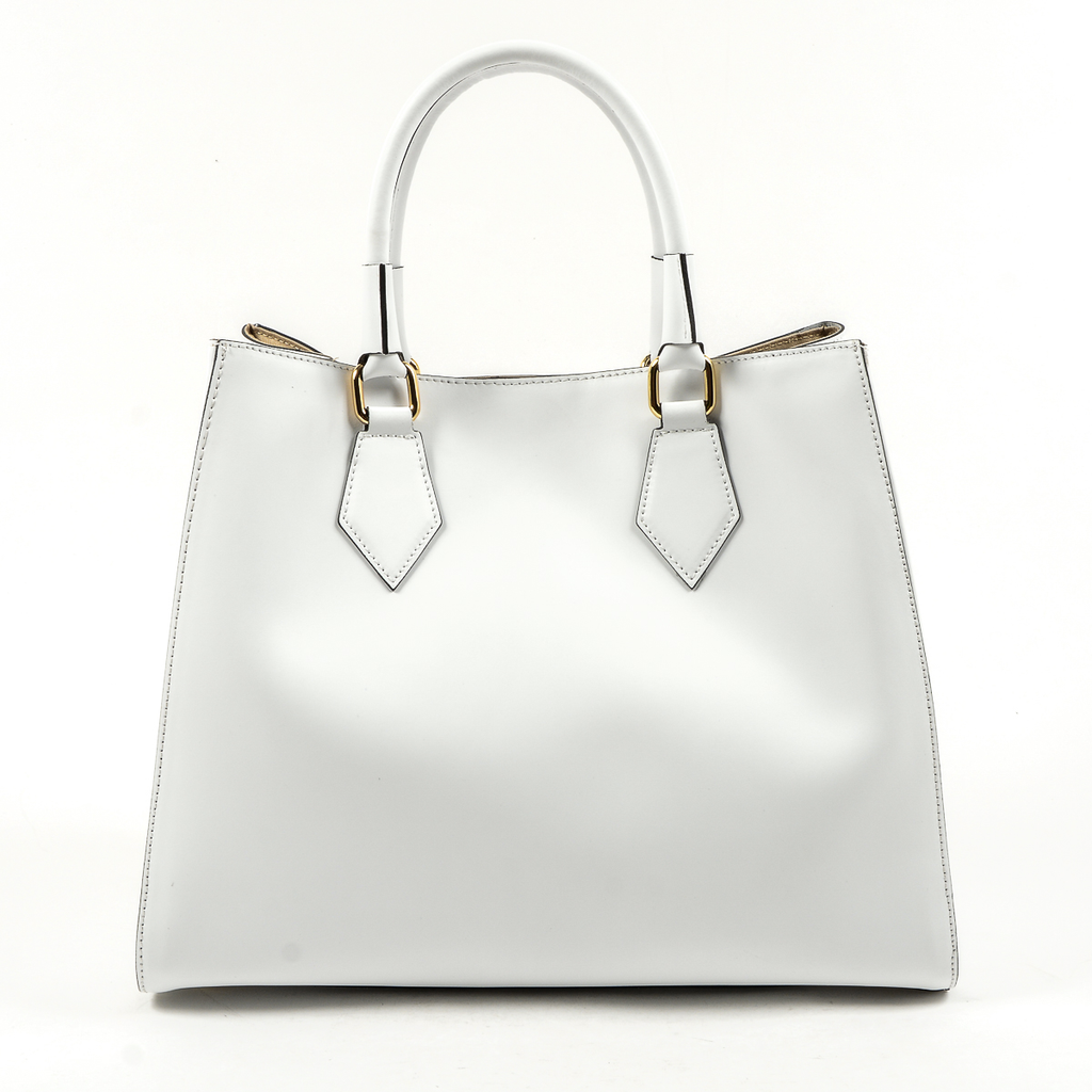 V 1969 Italia Borsa da donna bianca CRETA