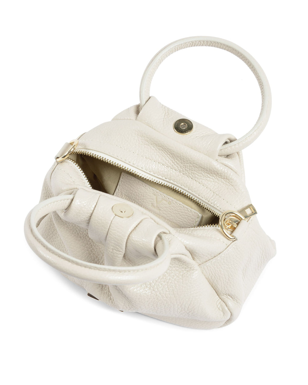 Mini Borsa Da Donna V Italia Bianco Sporco 10311 DOLLARO LATTE