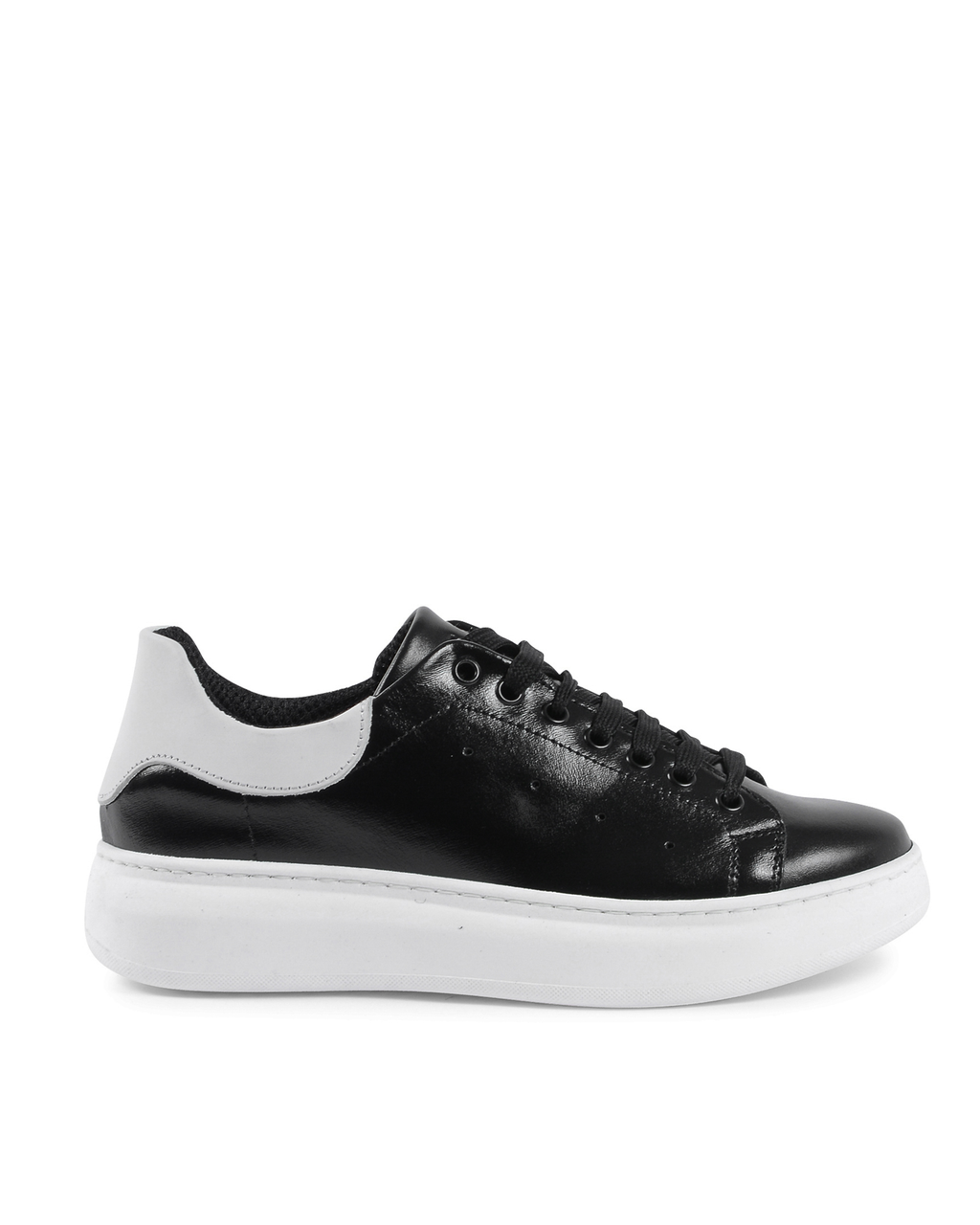 Sneaker Uomo 19V69 Italia Nero Bianco 720 PELLE NERO PELLE BIANCO