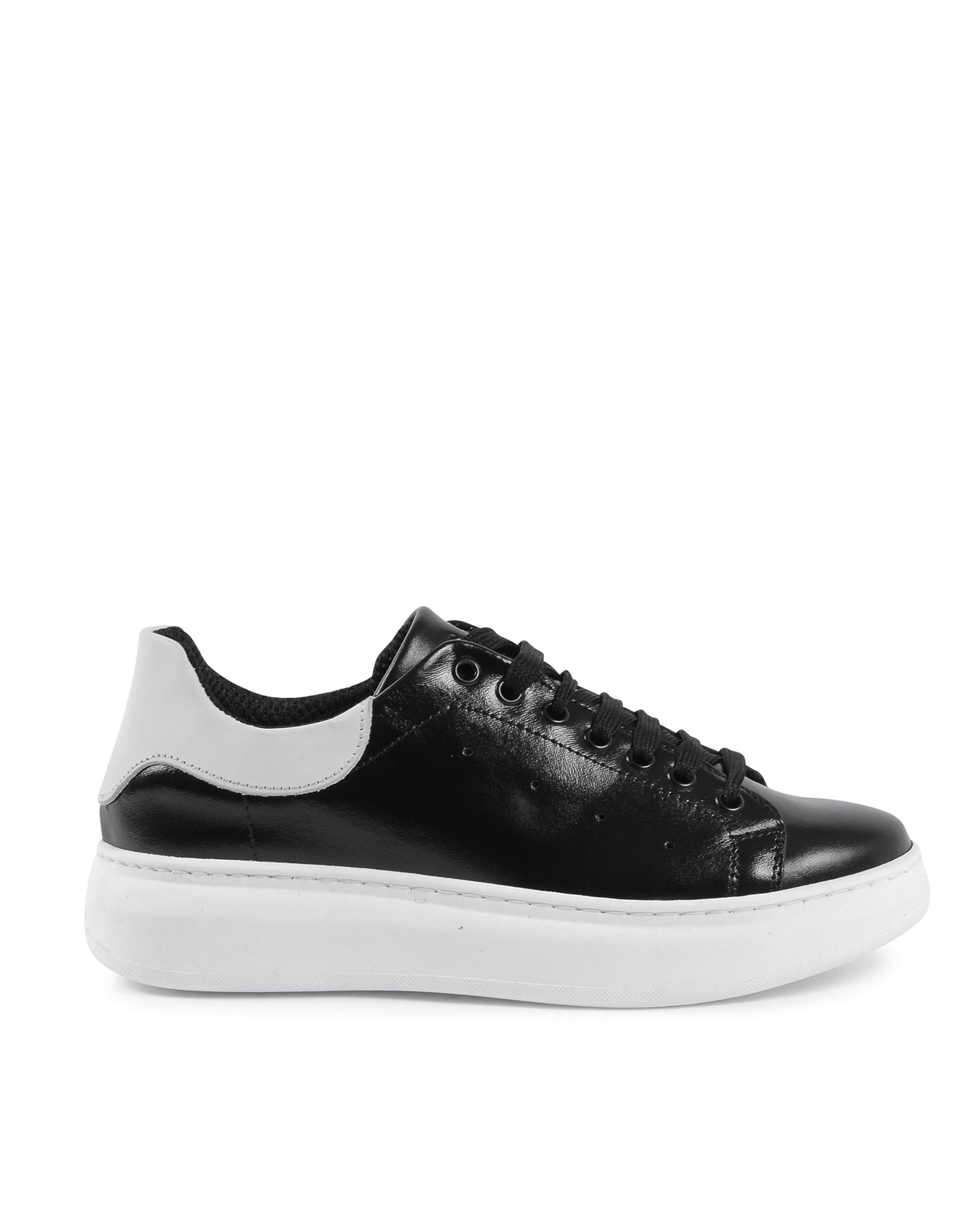 Sneaker Uomo 19V69 Italia Nero Bianco 720 PELLE NERO PELLE BIANCO