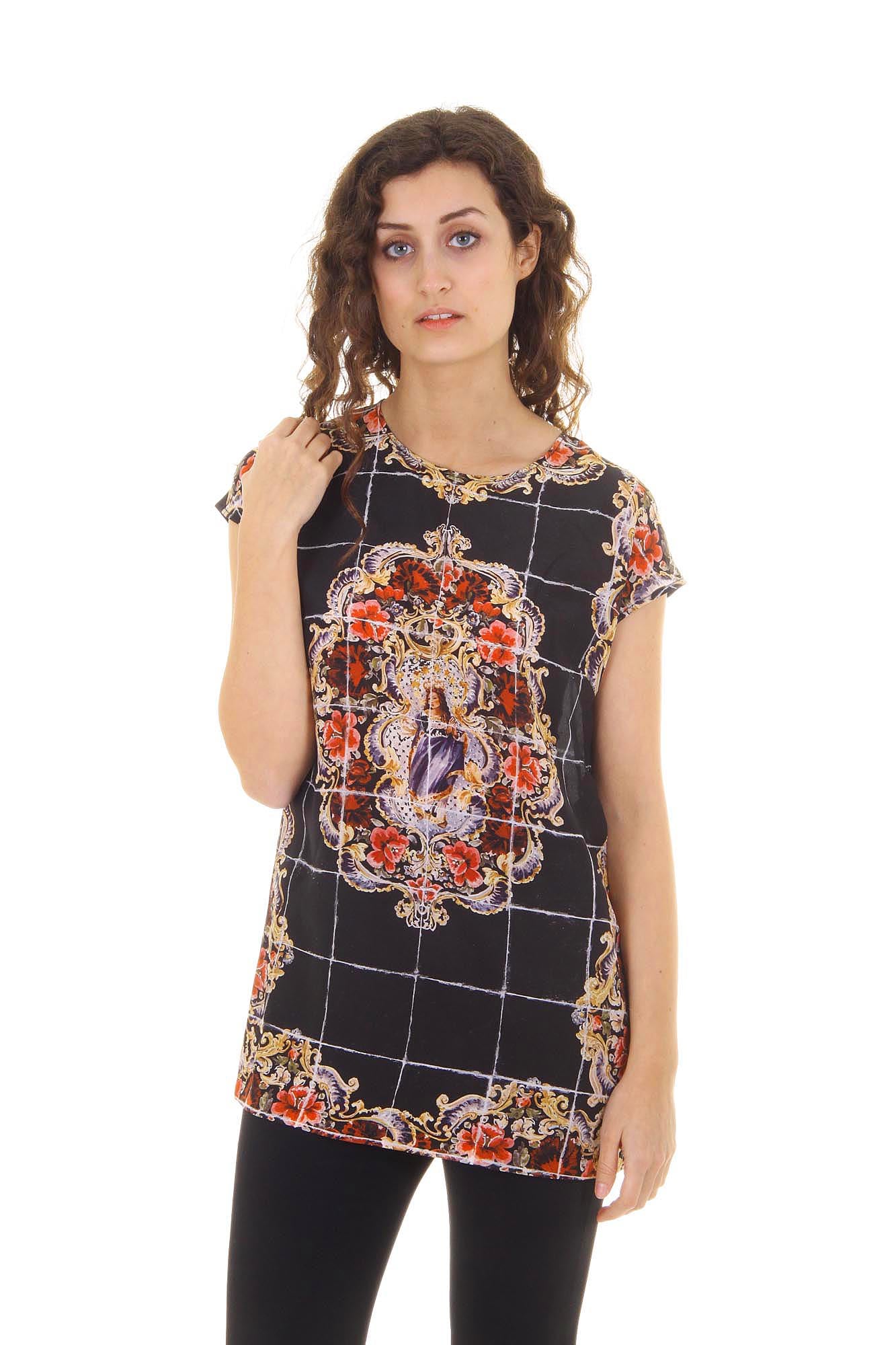 Dolce & Gabbana top da donna a manica corta F7Q08T FP15Y X0800