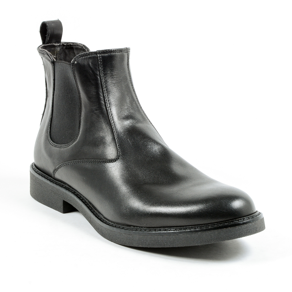 V 1969 Italia Stivaletto Uomo Nero HIERRO