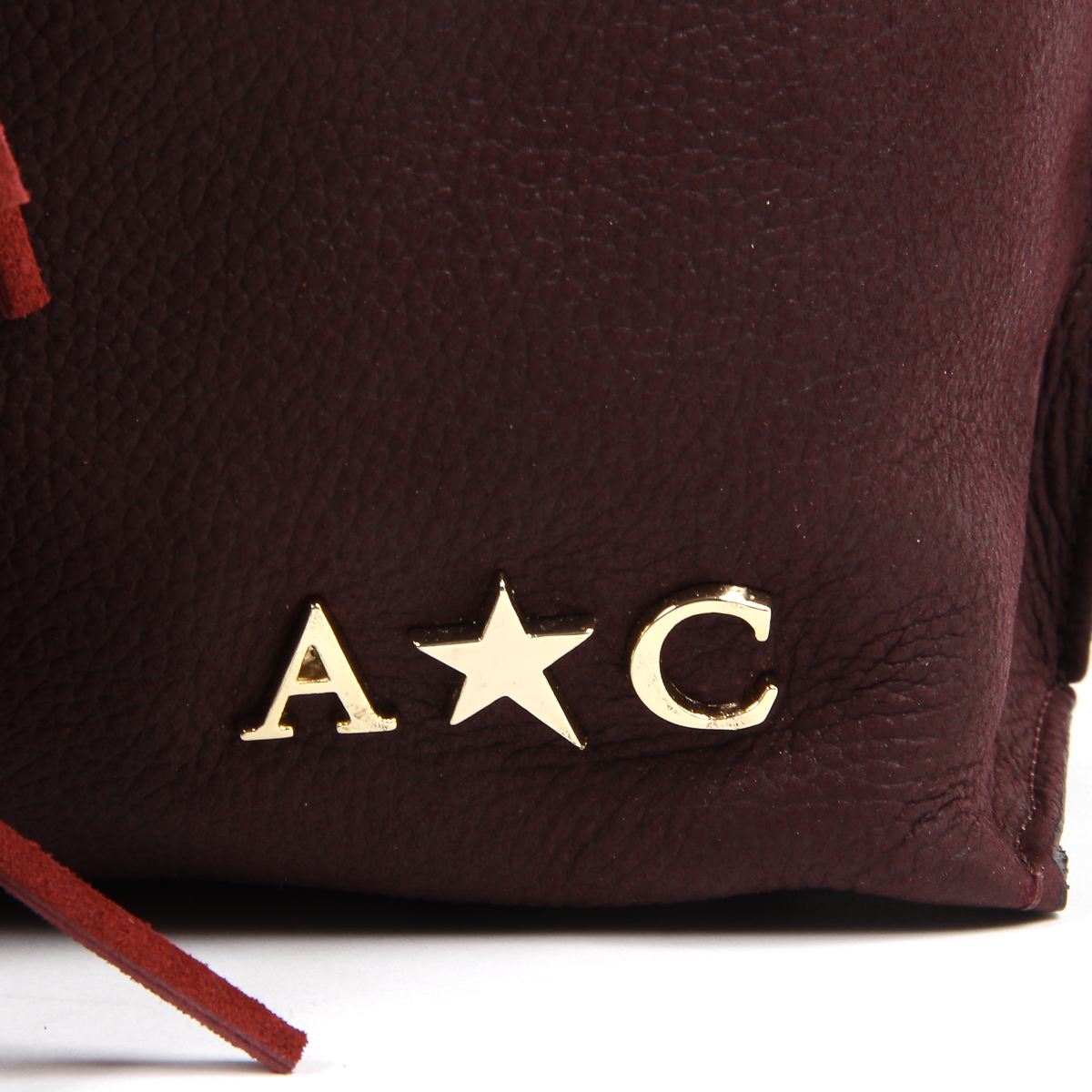 Borsa a mano da donna Andrew Charles Bordeaux LUCY