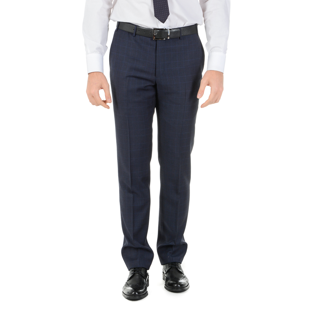 Abito da uomo Corneliani maniche lunghe blu scuro Super 110's