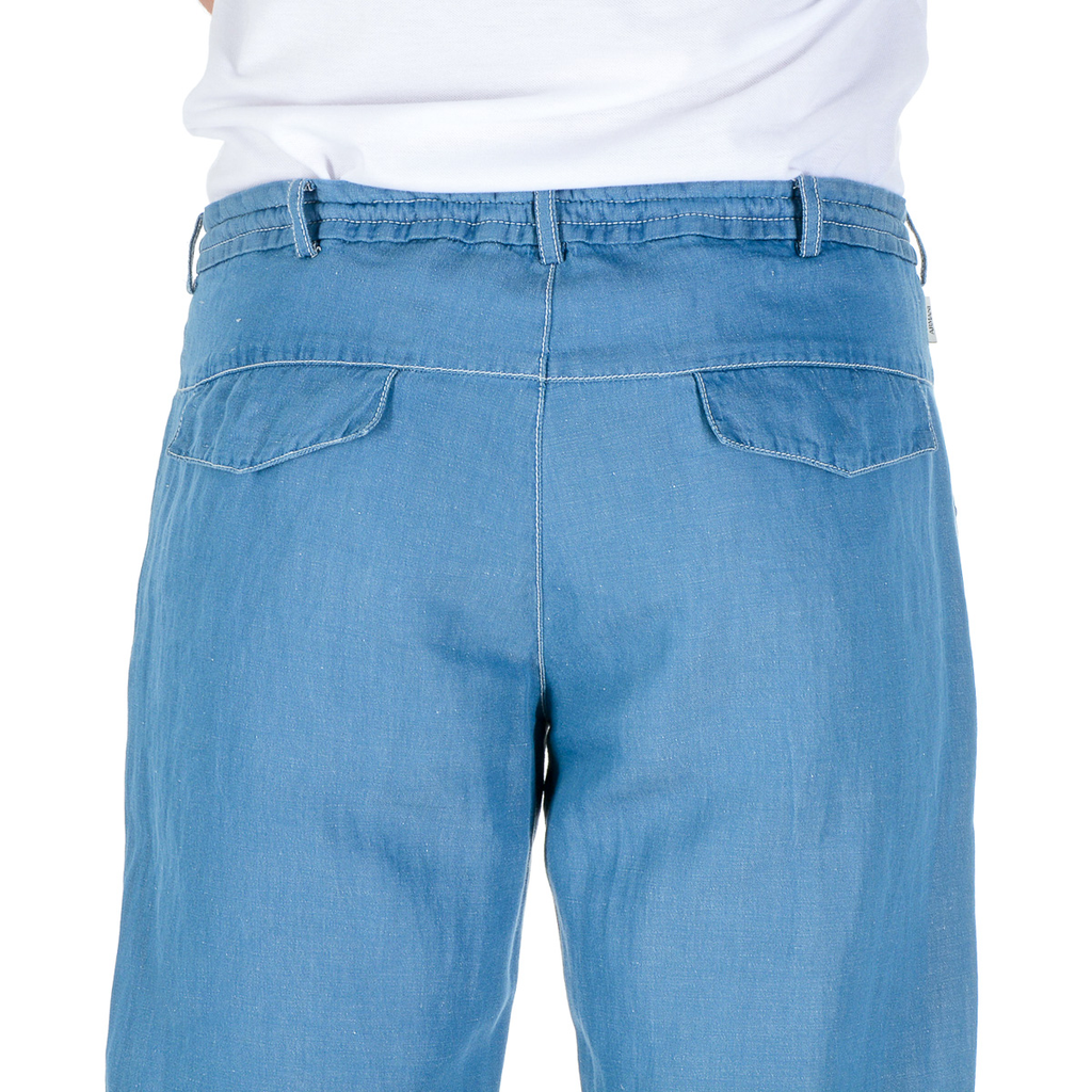 Pantaloni Armani Collezioni Uomo Azzurro