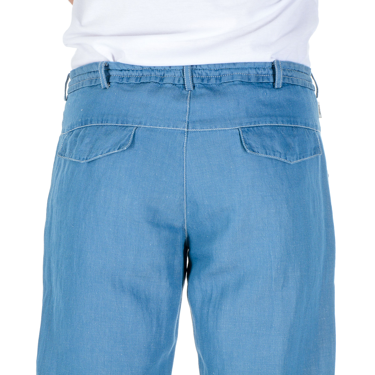 Pantaloni Armani Collezioni Uomo Azzurro