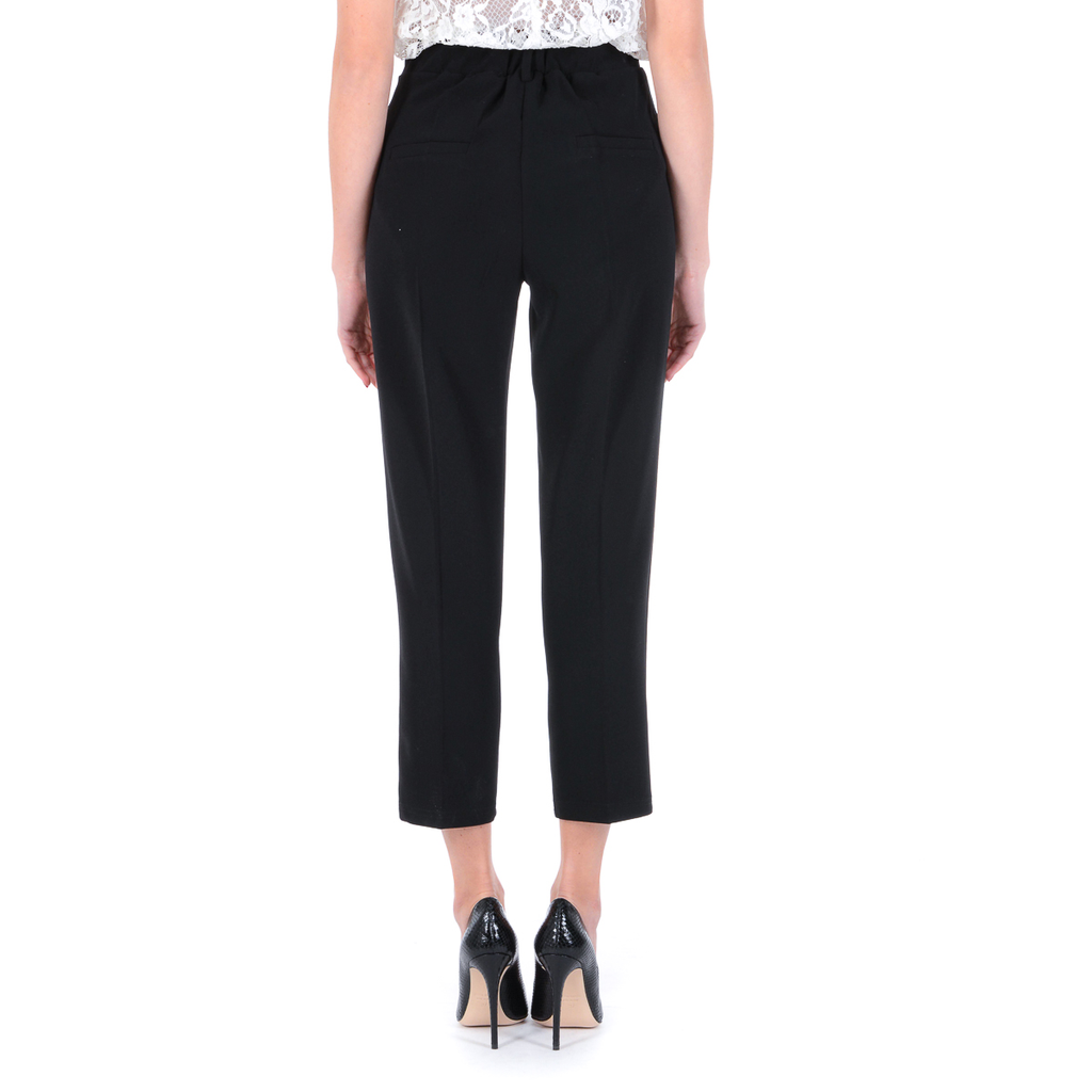 V 1969 Italia Pantaloni Donna Nero CLELIA