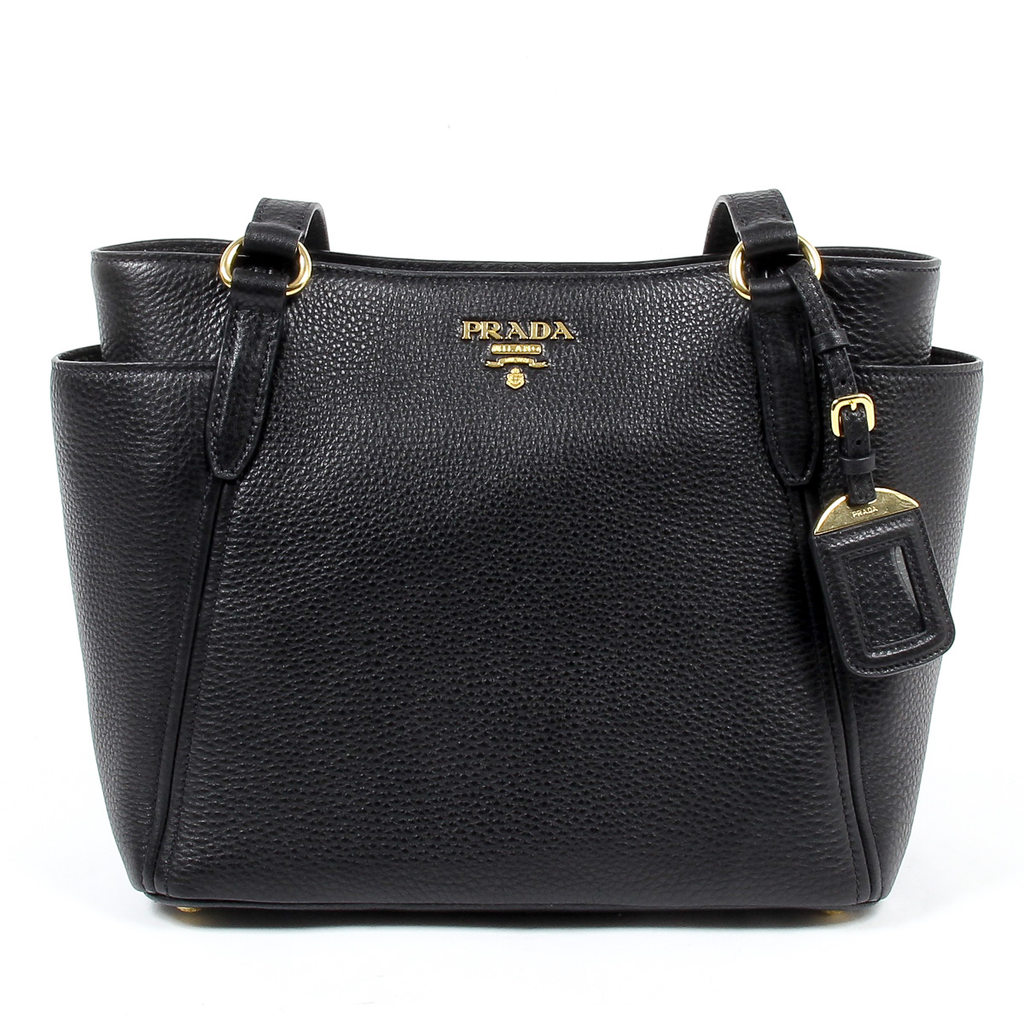 Borsa a mano Prada da donna 1BG113 UWL F0002 NERO VIT DAINO