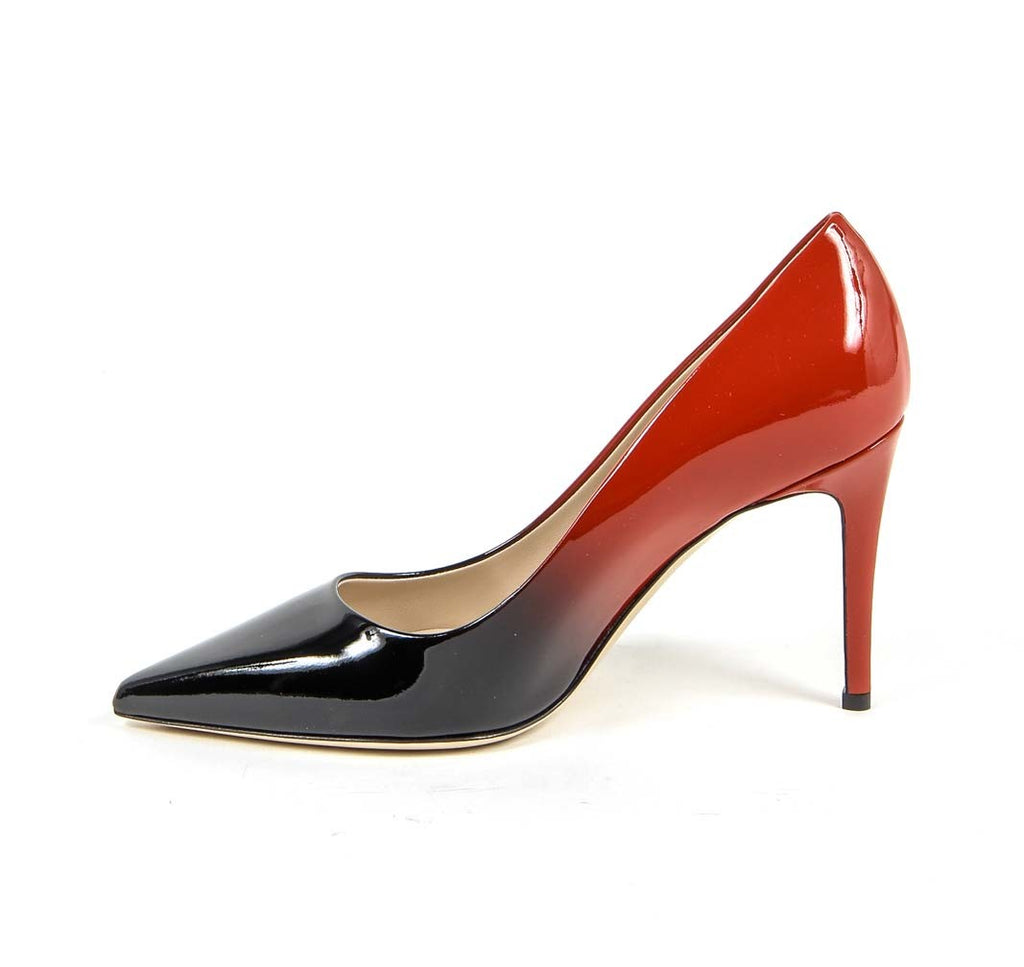 Décolleté da donna V 1969 Italia 3104091 VERN. SFUMATO NERO-ROSSO
