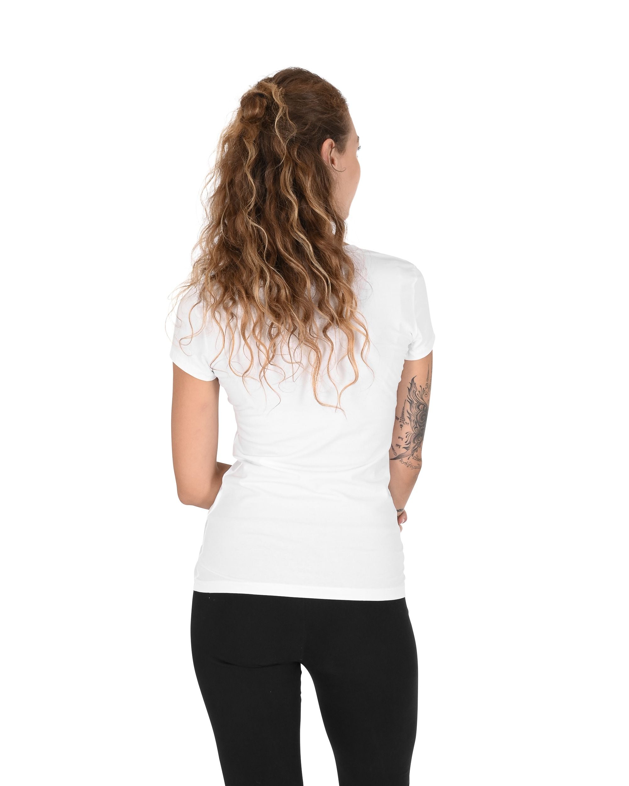 T-shirt da donna Love Moschino W 4 B19 4Z E 2065 A00 BIANCO OTTICO