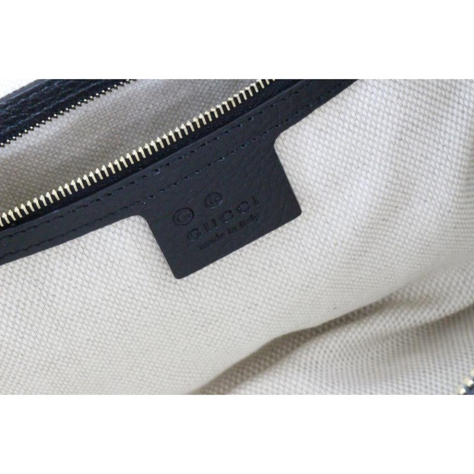 Borsa tote Gucci Soho in pelle nera