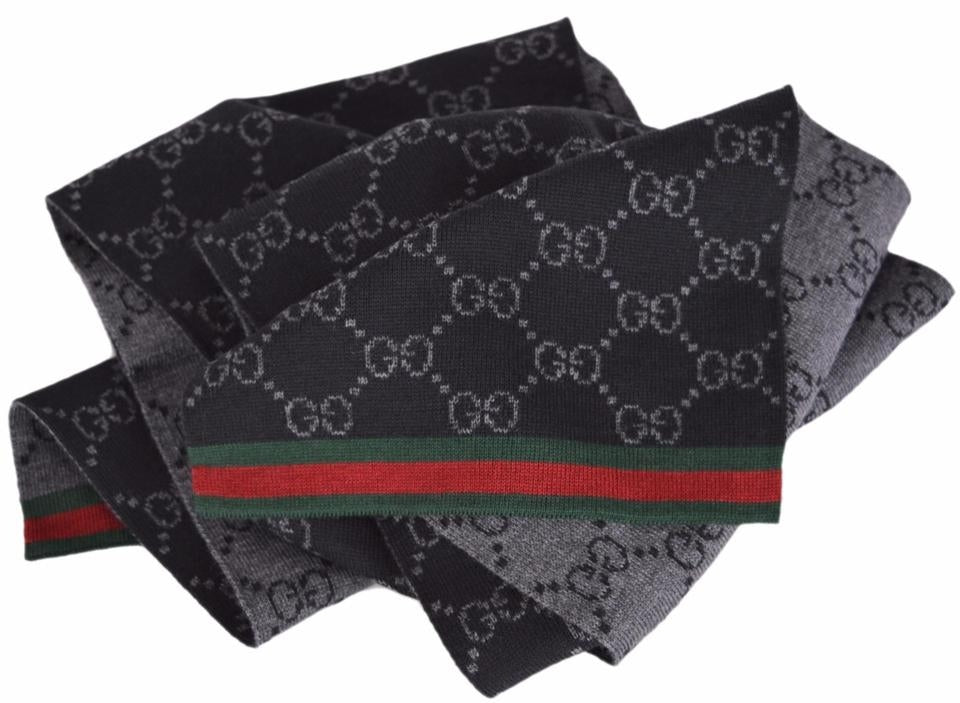 Gucci sciarpa uomo 23x180 nera