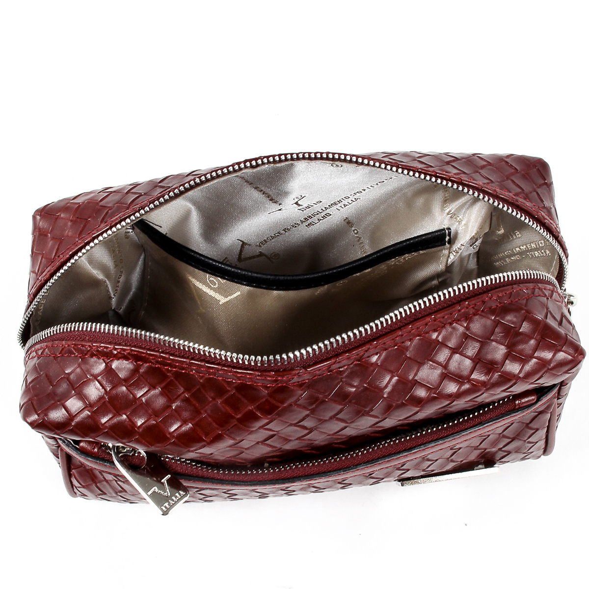 V 1969 Italia Borsa da uomo rosso scuro CURT