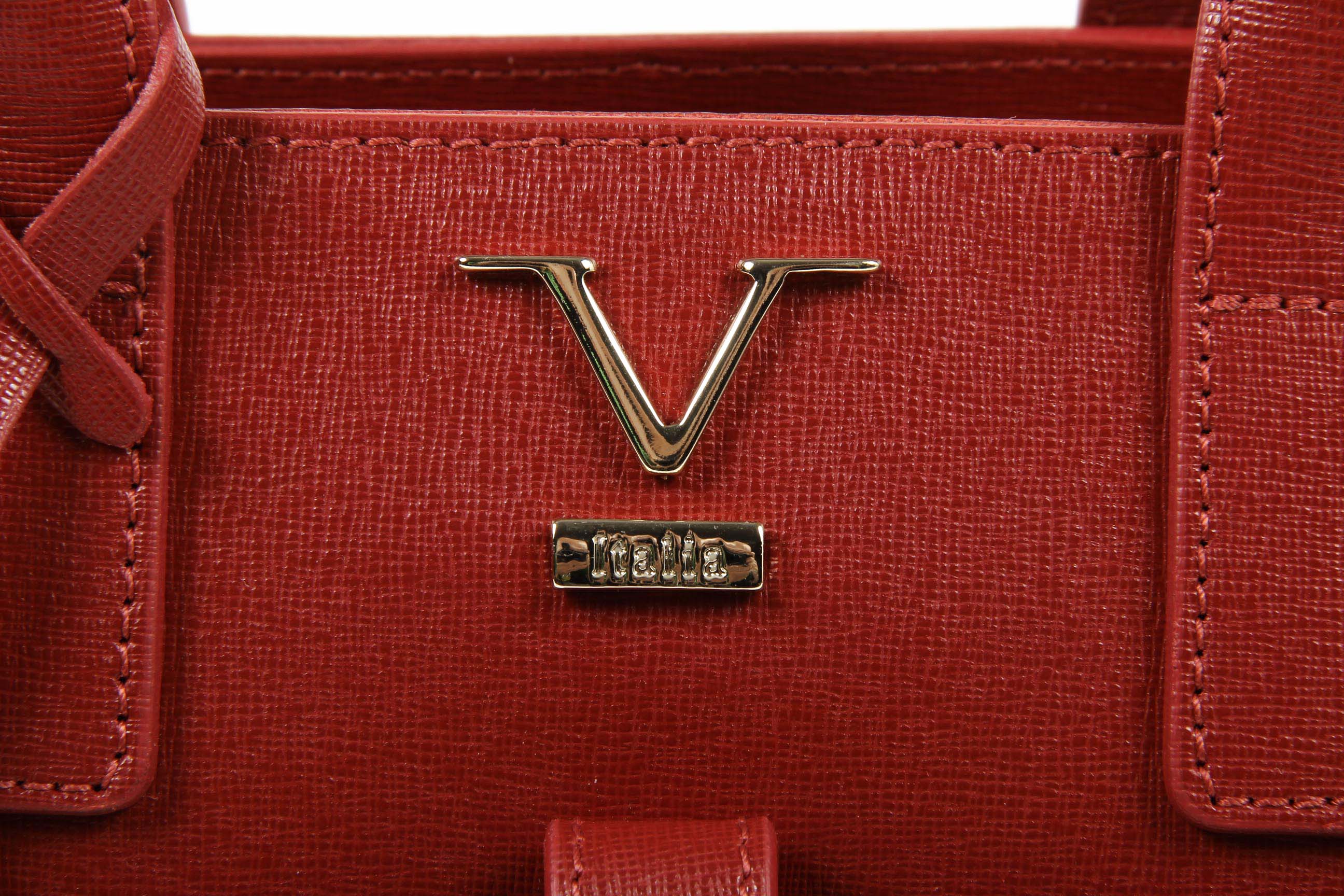 V 1969 Italia Borsa da donna V006 SAFFIANO ROSSO