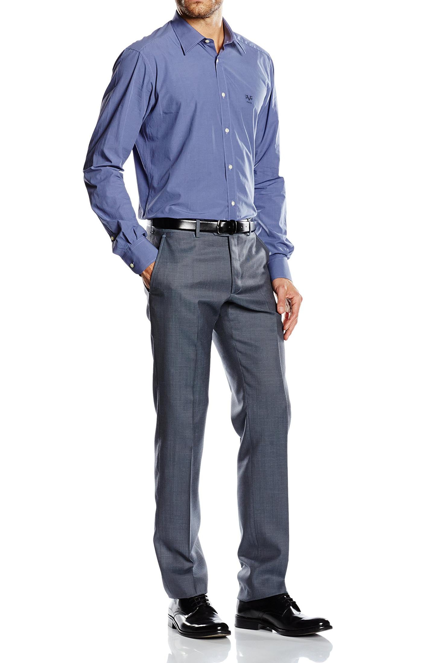 V 1969 Italia Camicia da uomo moderna con collo classico MCC65