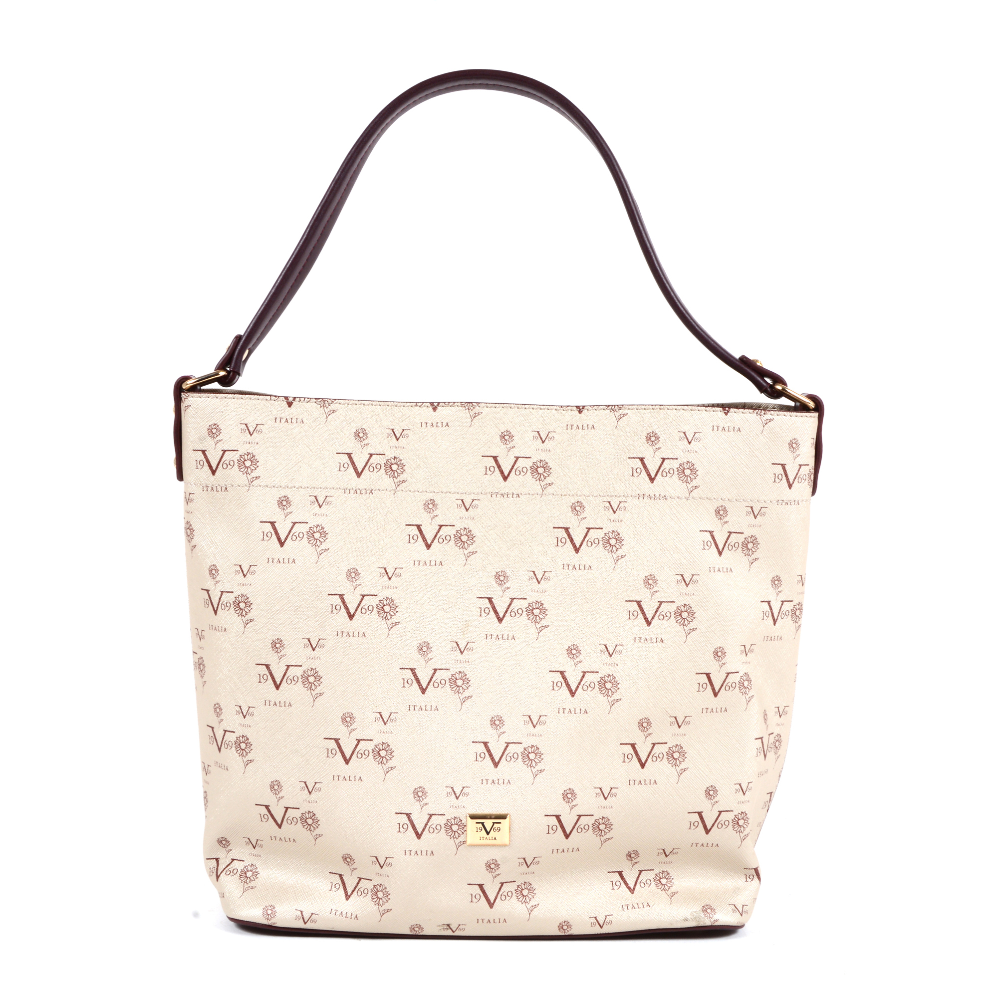 V 1969 Italia Borsa da donna Beige SALVADOR