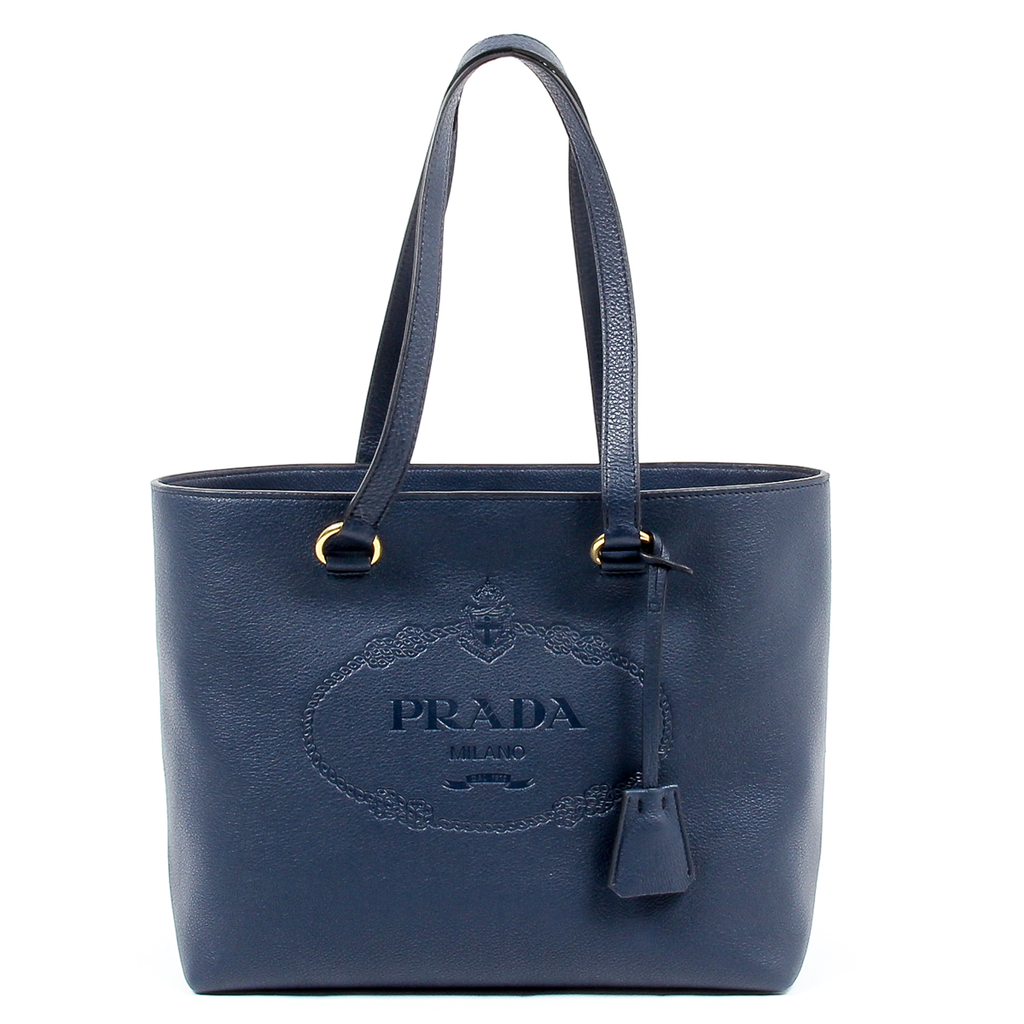Borsa a mano Prada da donna 1BG100 UWL F0216 BALTICO VIT DAINO