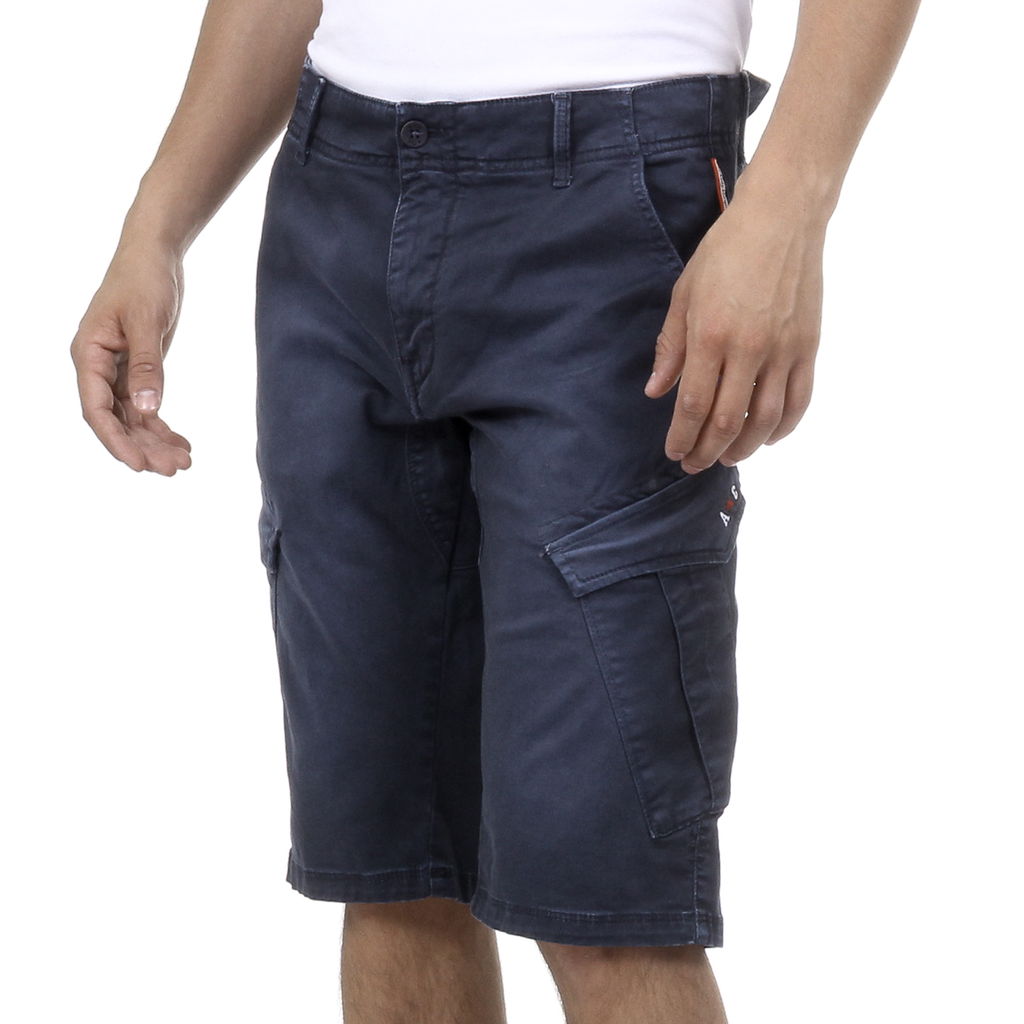 Pantaloncini da uomo Andrew Charles blu JAKO