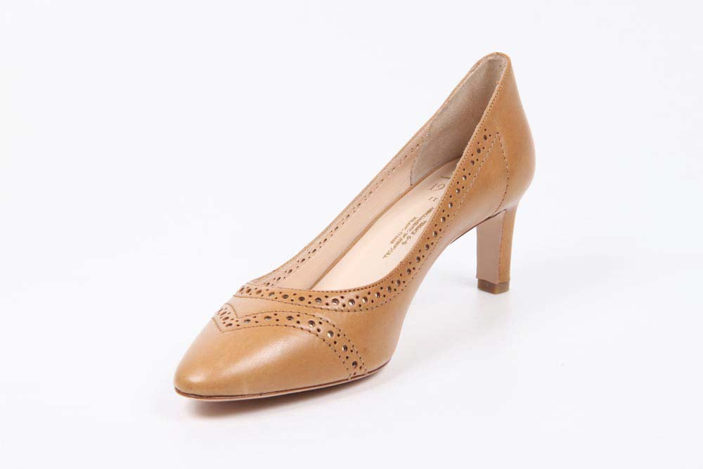 V 1969 Italia Scarpe da donna con tacco a spillo 5632-LAU55 PE JOLLYCG NAPPA JOLLY COGNAC