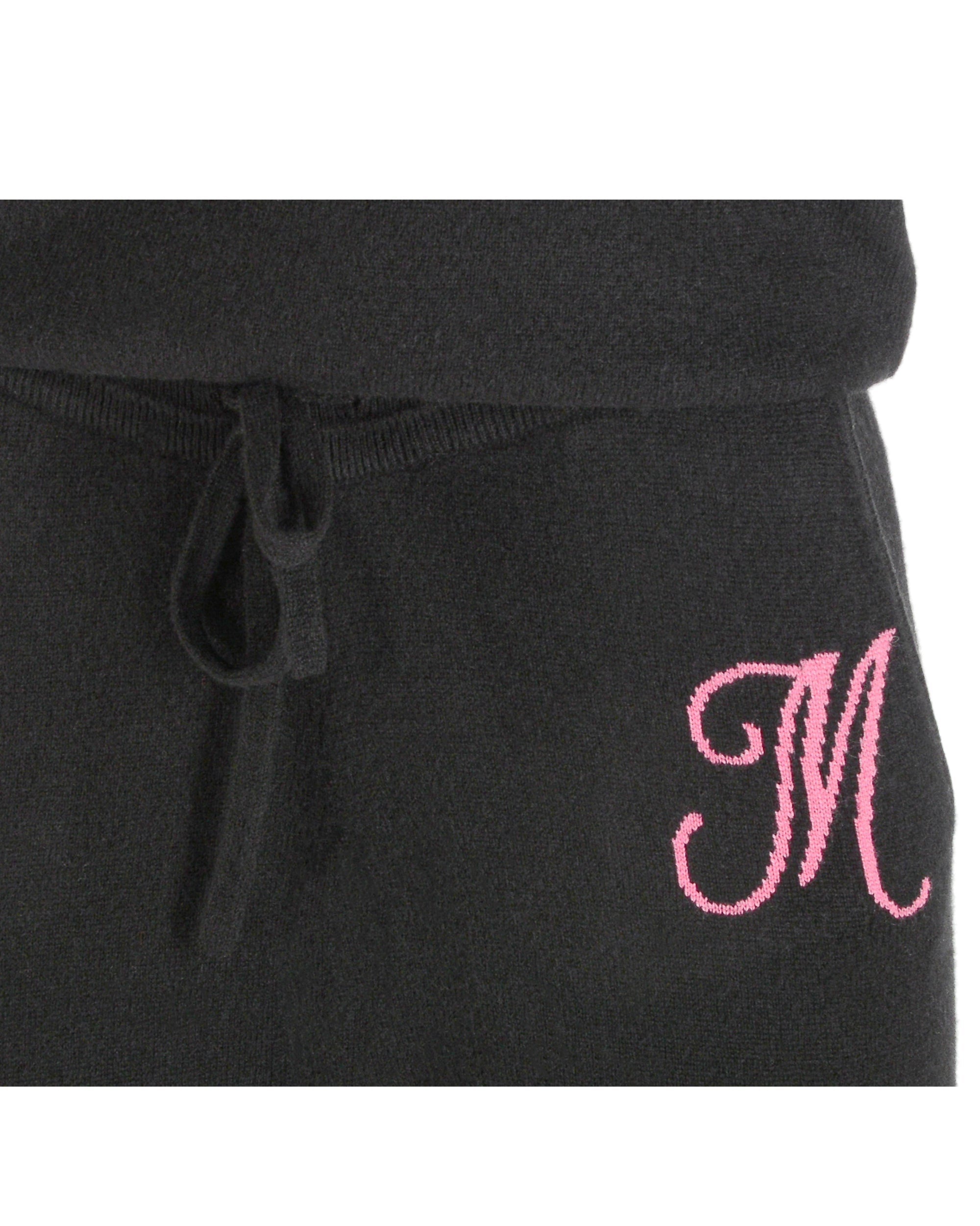 Pantaloni da tuta in cashmere - Nero