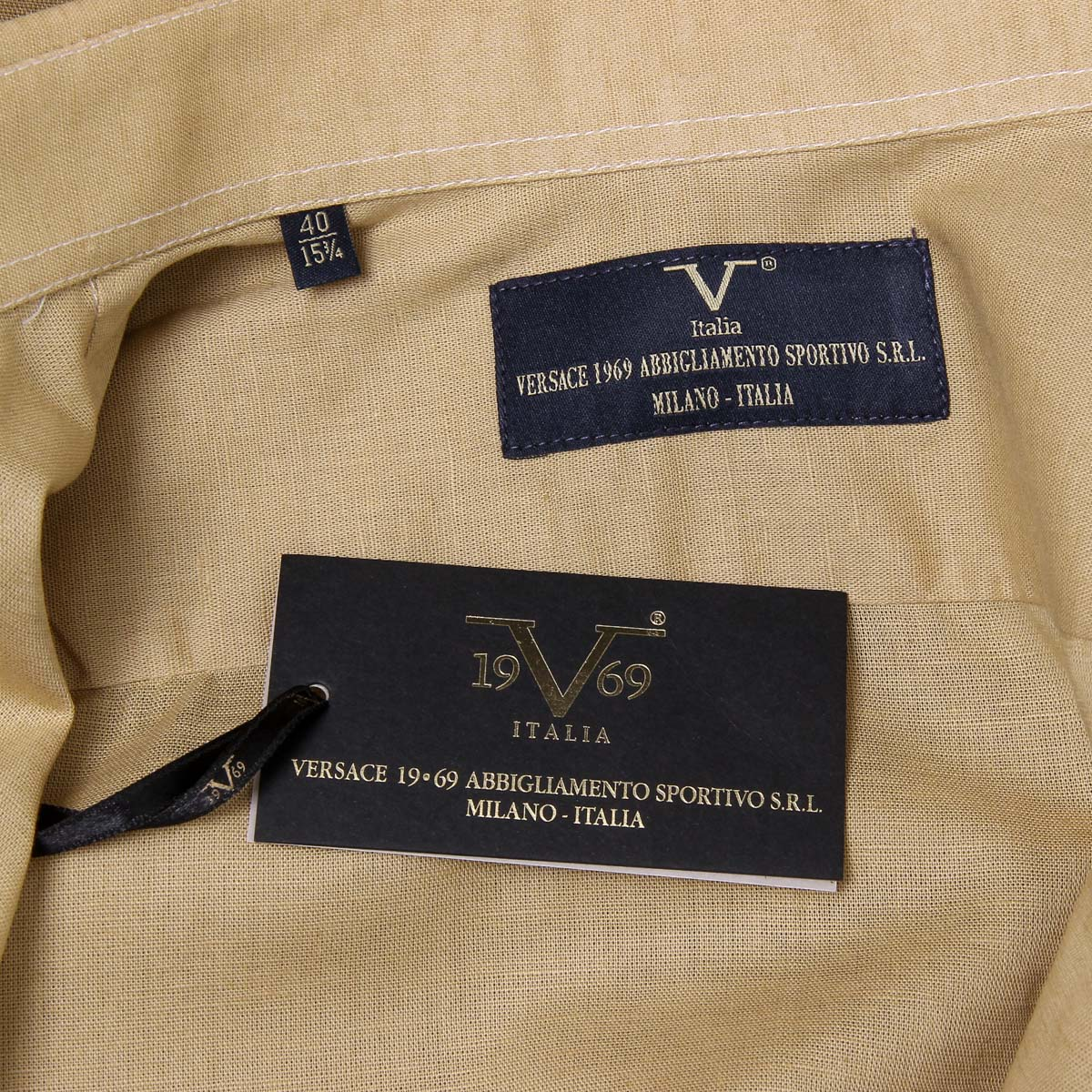 V 1969 Italia Camicia da uomo con collo classico 377 VAR. 509