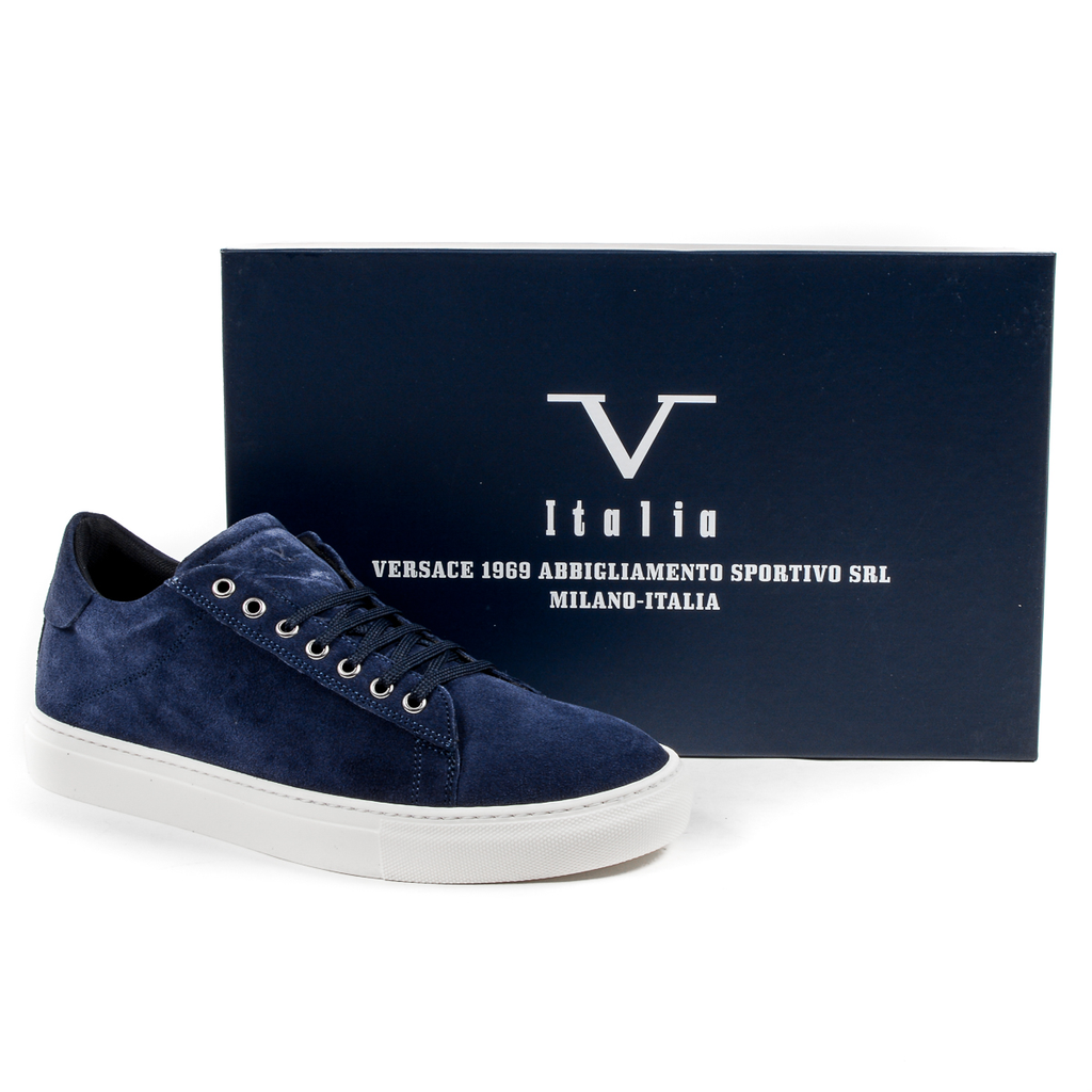 V 1969 Italia Sneaker da uomo blu scuro CREMA