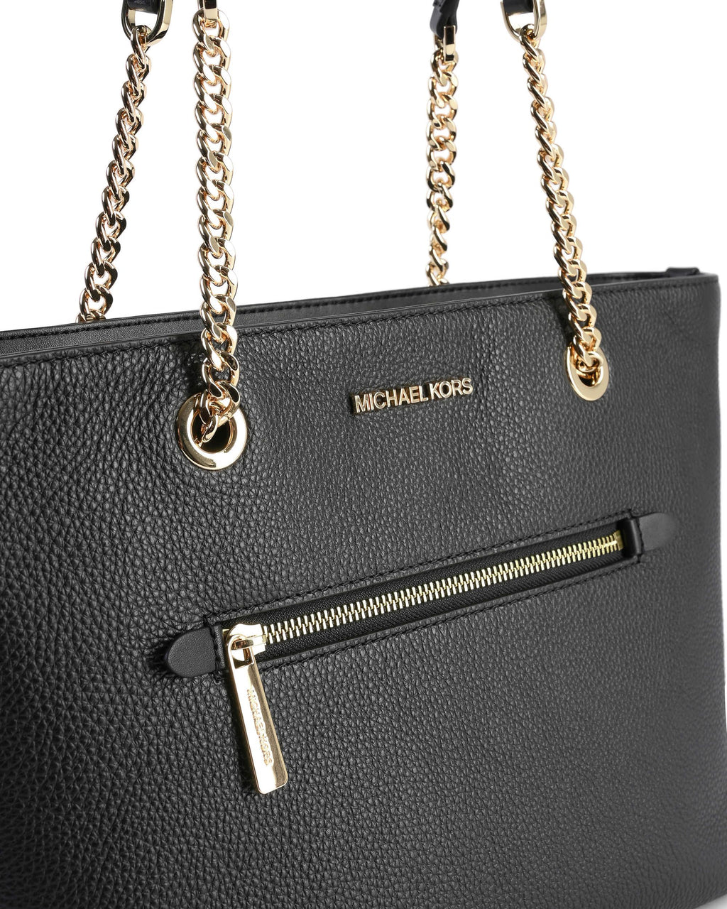 Borsa tote media con cerniera frontale e catena Michael Kors 35F2GTTT2L NERA