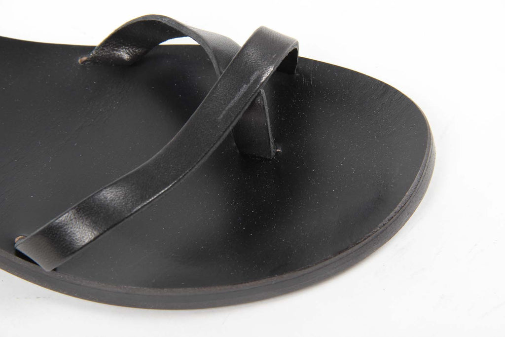 Ã lvaro González Sandalo piatto da donna ANNA NERO NERO