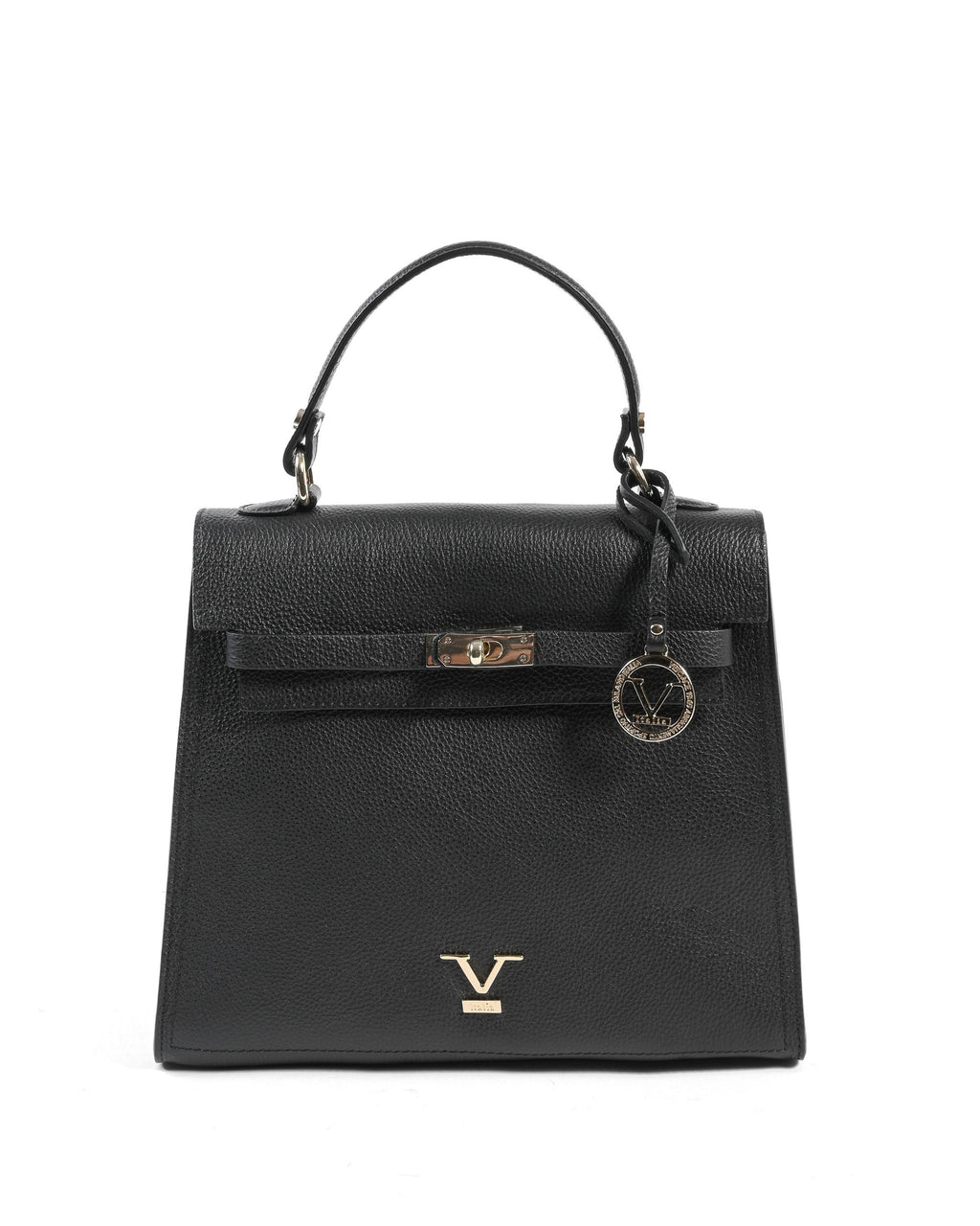 V Italia Borsa a mano da donna nera BG12010 DOLLARO NERO