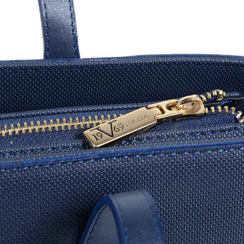 Borsa a mano da donna V Italia Blu scuro 3301 BLU NAVY