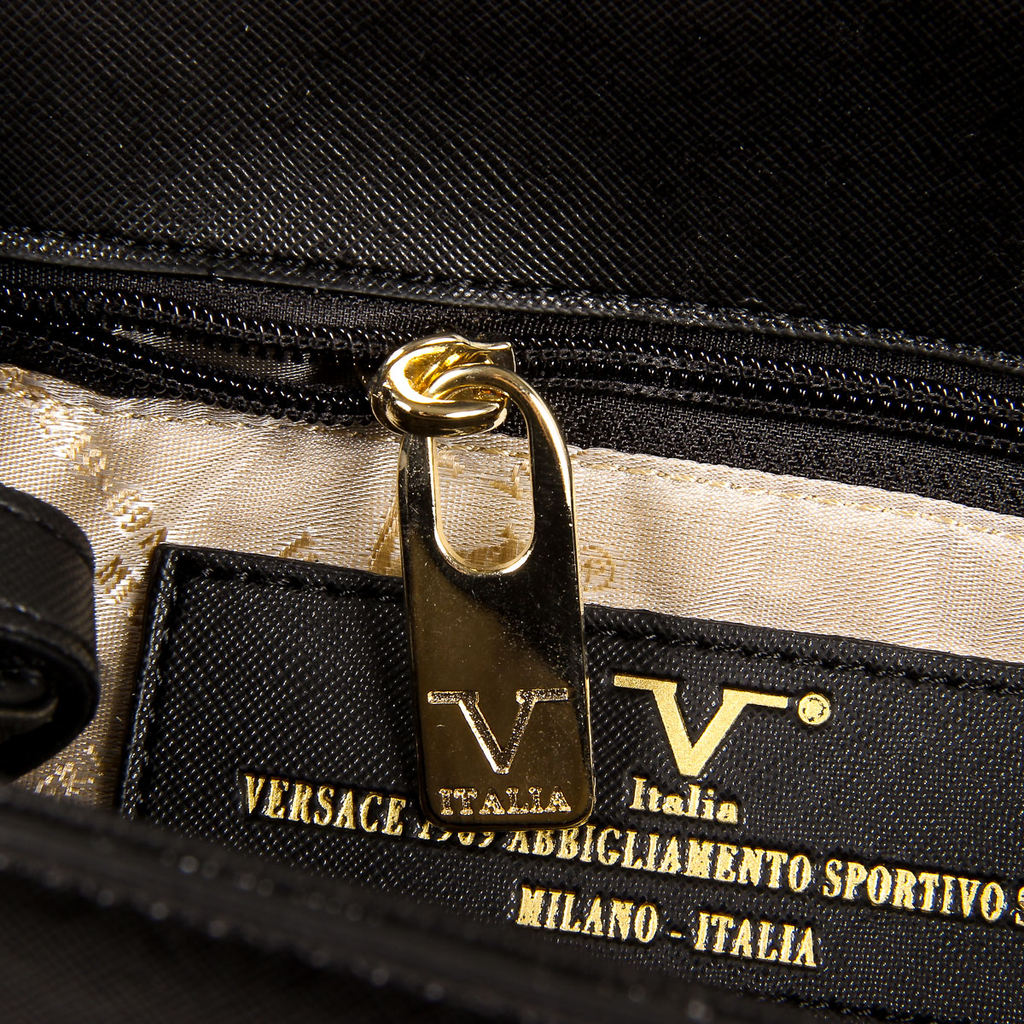 V 1969 Italia Zaino da donna nero STEFY
