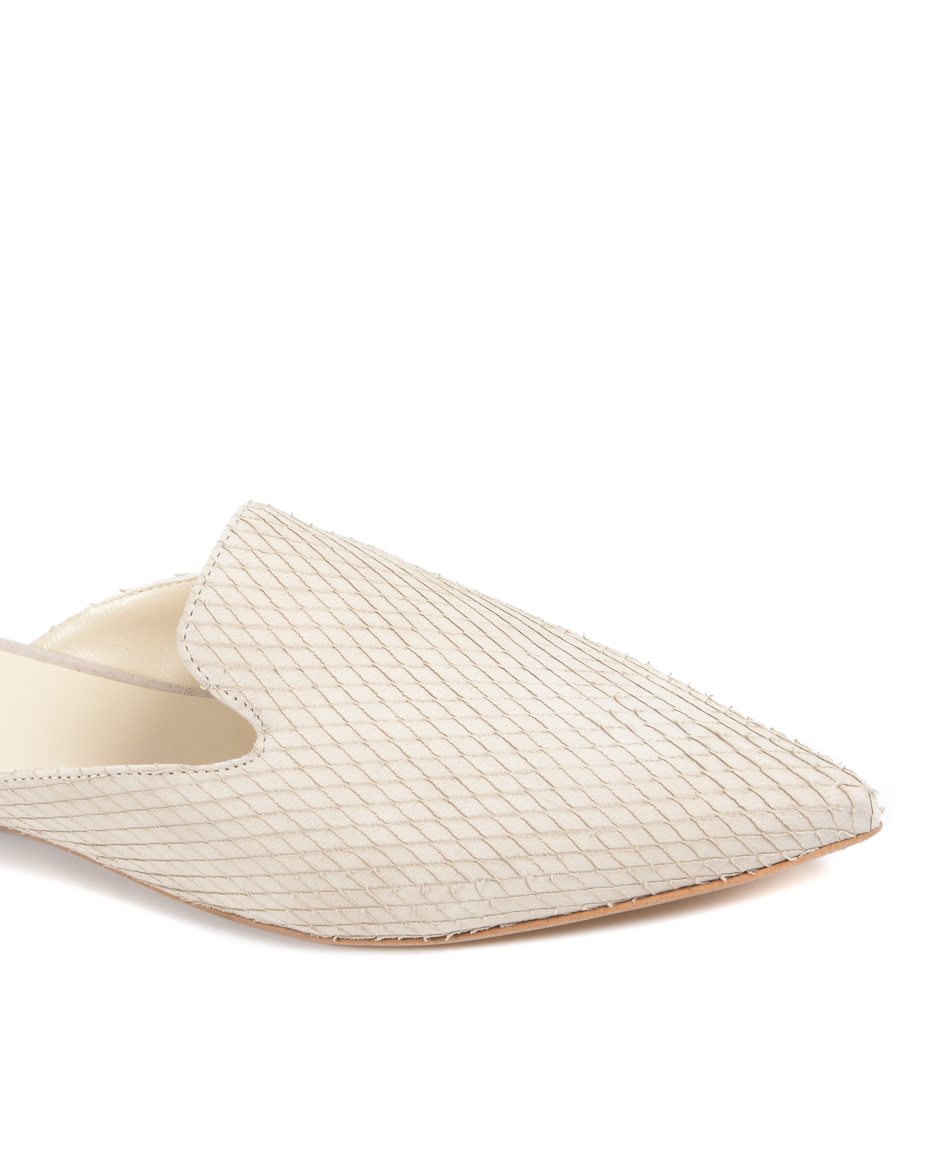 19V69 Italia Womens Slide Beige 4747 SABOT PITONE STAMP BEIGE