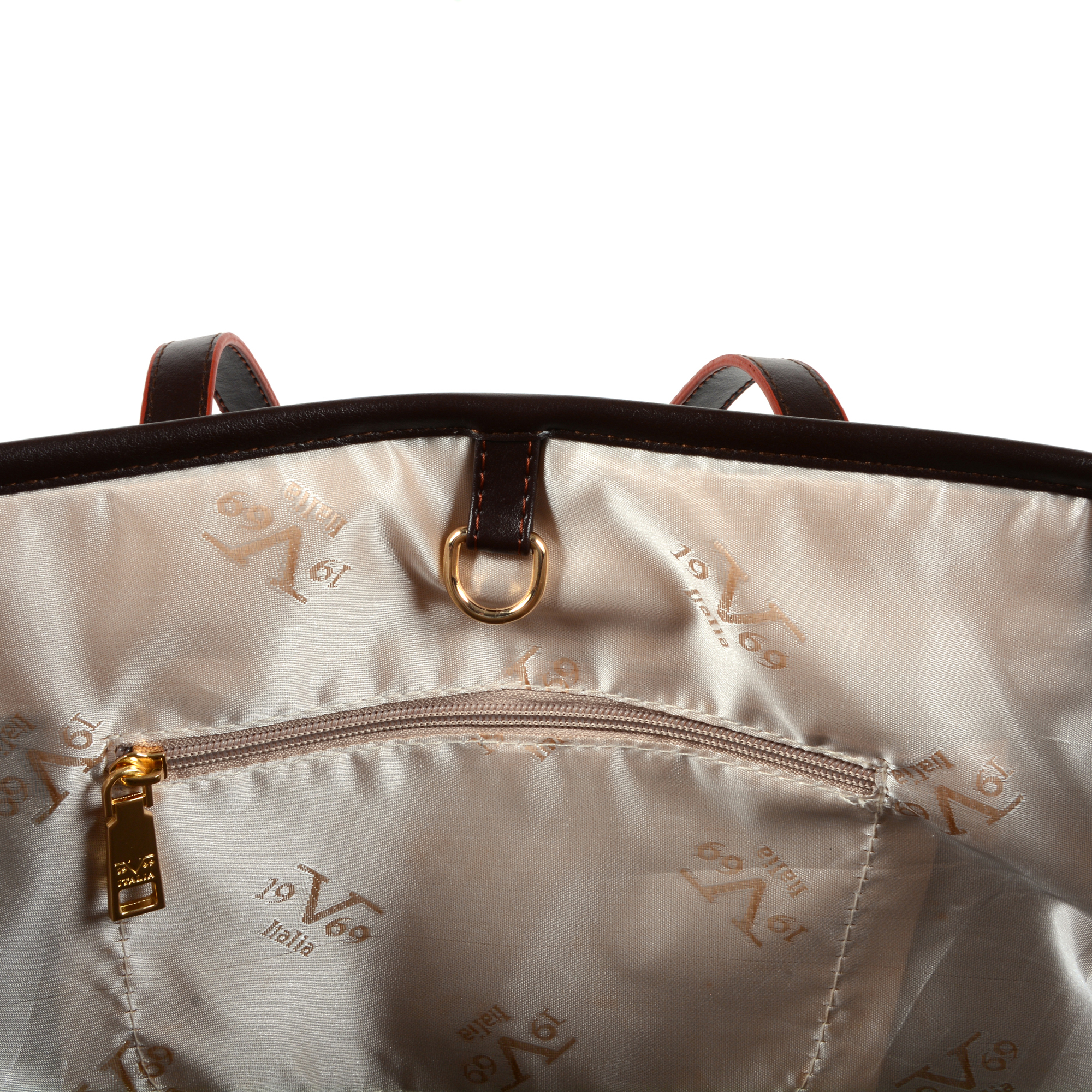V 1969 Italia Borsa da donna marrone MANILA