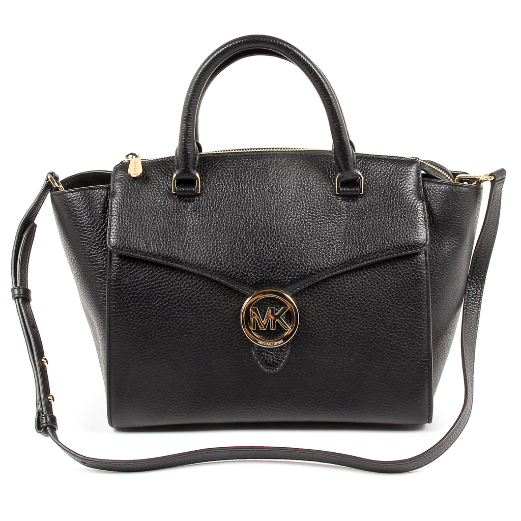 Borsa a mano da donna Michael Kors VANNA 35T7GV3S3L NERA