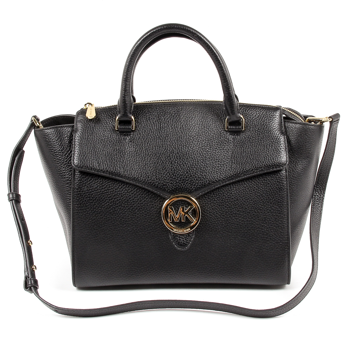 Borsa a mano da donna Michael Kors VANNA 35T7GV3S3L NERA