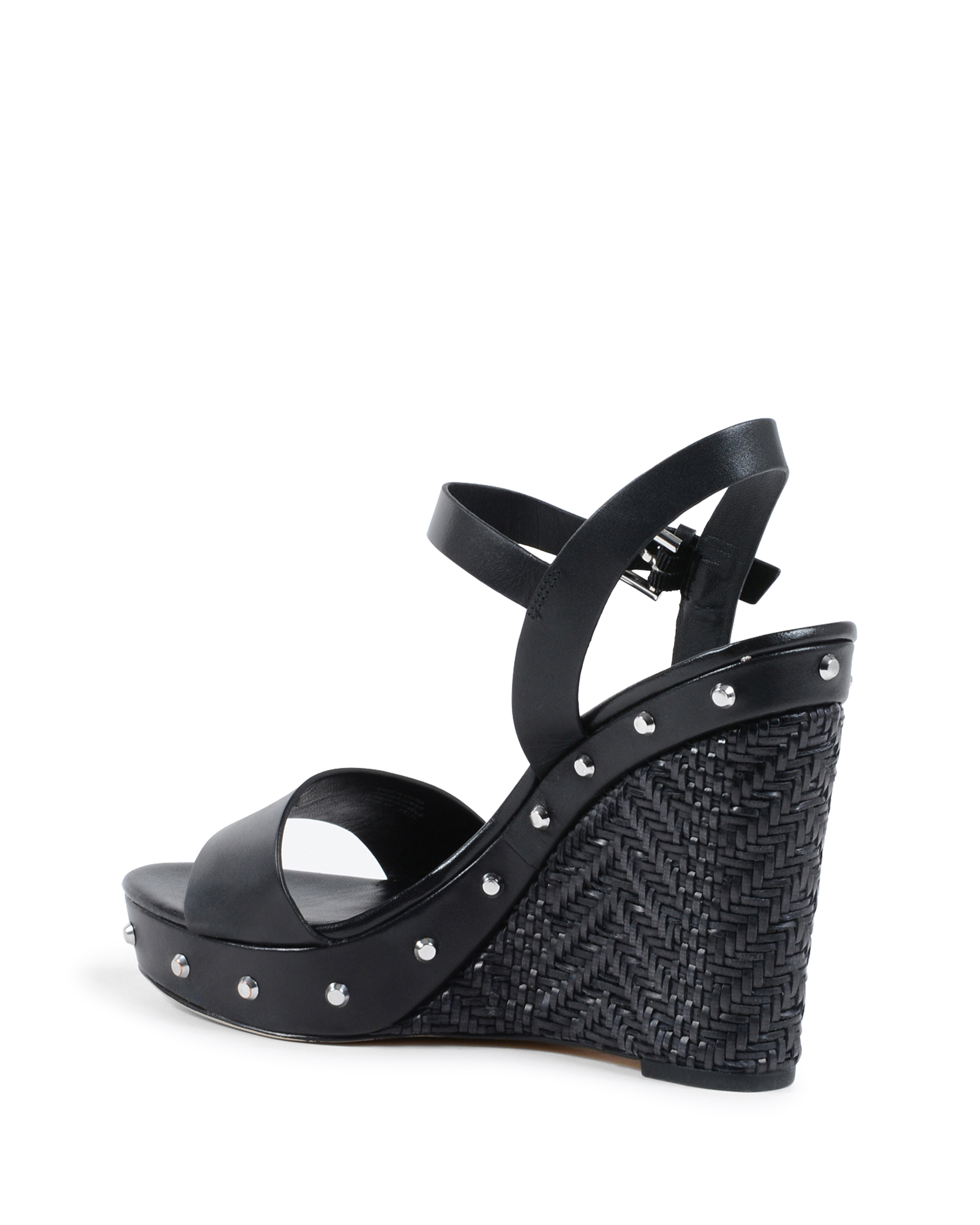 Sandalo con zeppa da donna Michael Kors Nero ELLEN