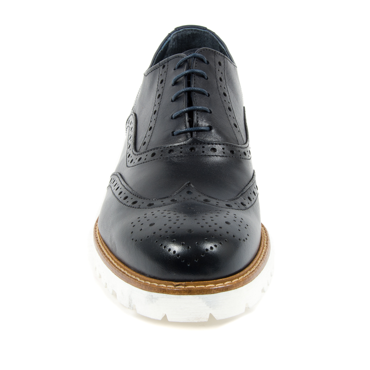 Andrew Charles Scarpa Brogue da Uomo Blu LUIS