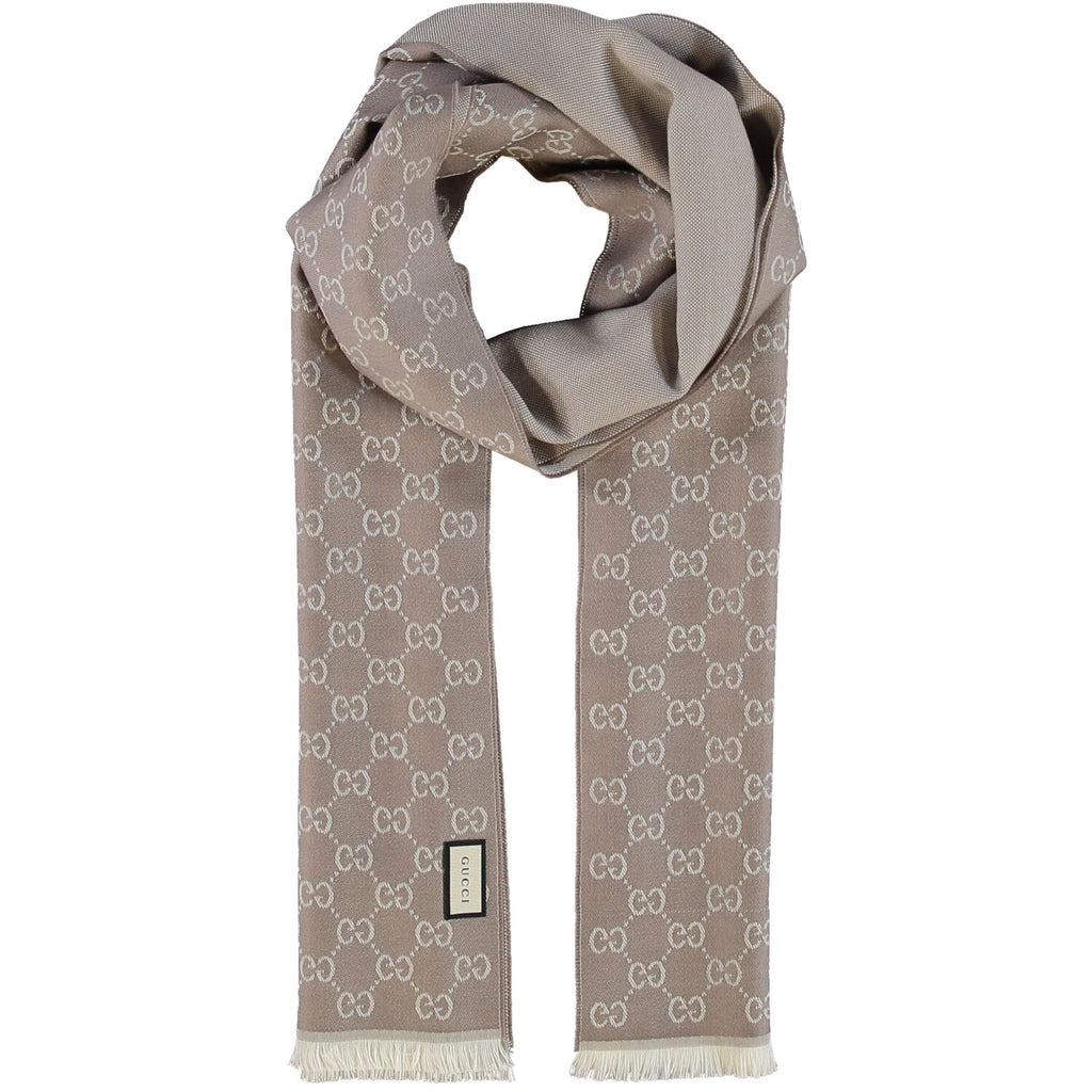 Gucci sciarpa uomo 40x180 beige