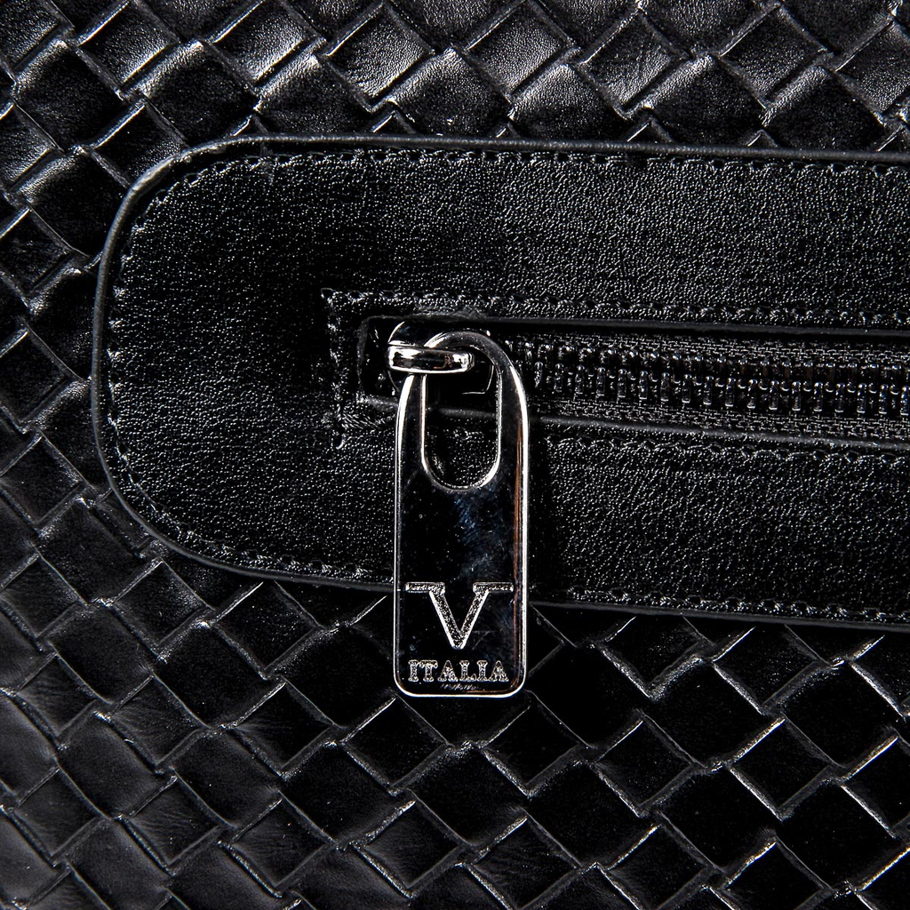 V 1969 Italia Borsa da uomo nera GARY