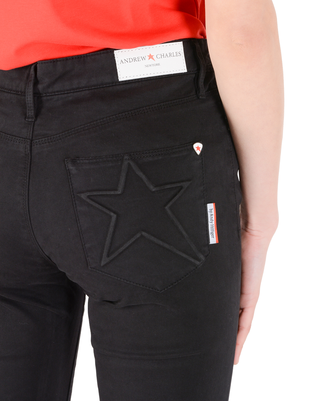 Pantaloni da donna Andrew Charles Slim Fit CLAIRE BLACK