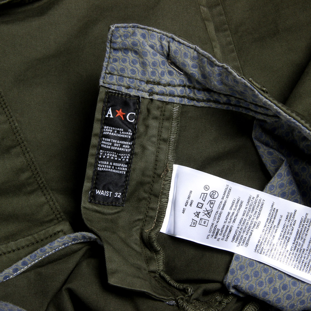 Pantaloncini da uomo Andrew Charles verdi JAKO